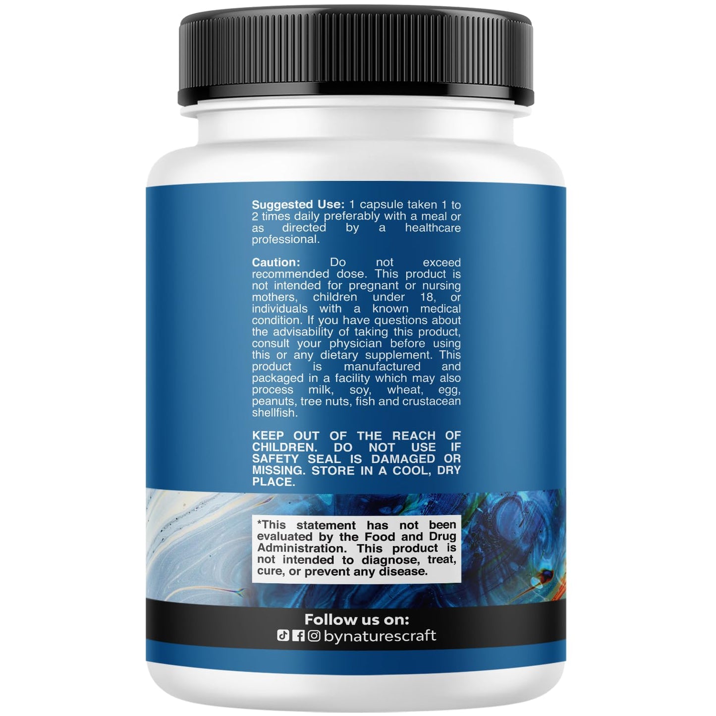 Natures Craft Herbal Adaptogen Mood Support Capsule - Ashwagandha, Rhodiola Rosea & Maca Root, Vegan Non-GMO, 180 Count