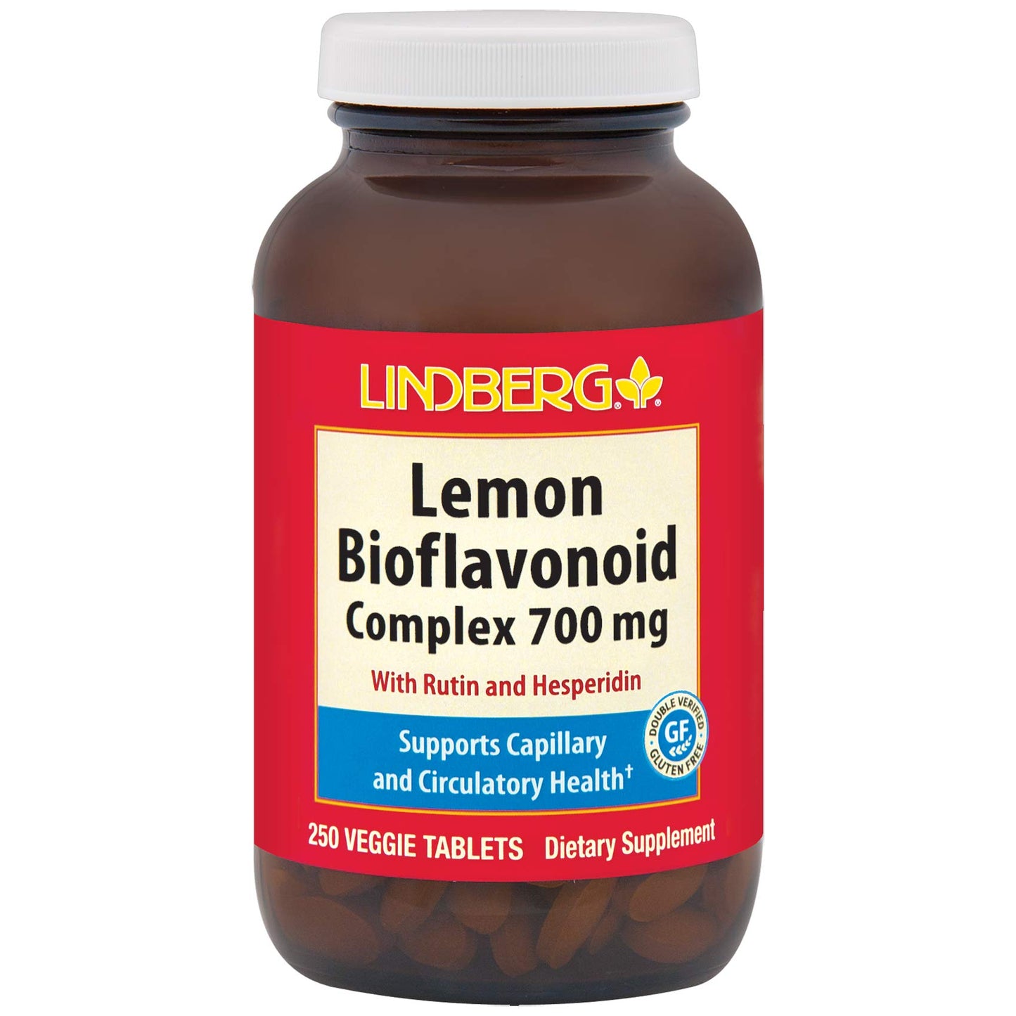Lindberg Lemon Bioflavonoid Complex 700mg Capsules, 250 Count