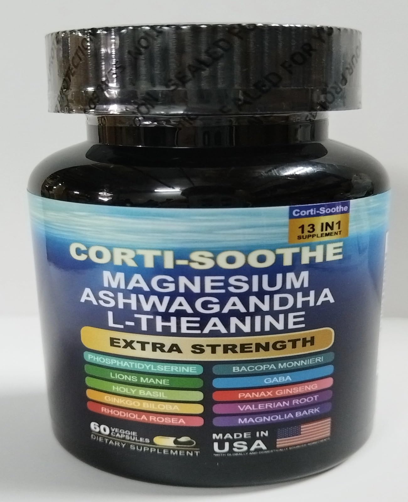 Zoyava Corti-Soothe Cortisol Supplement Capsules 60 Count