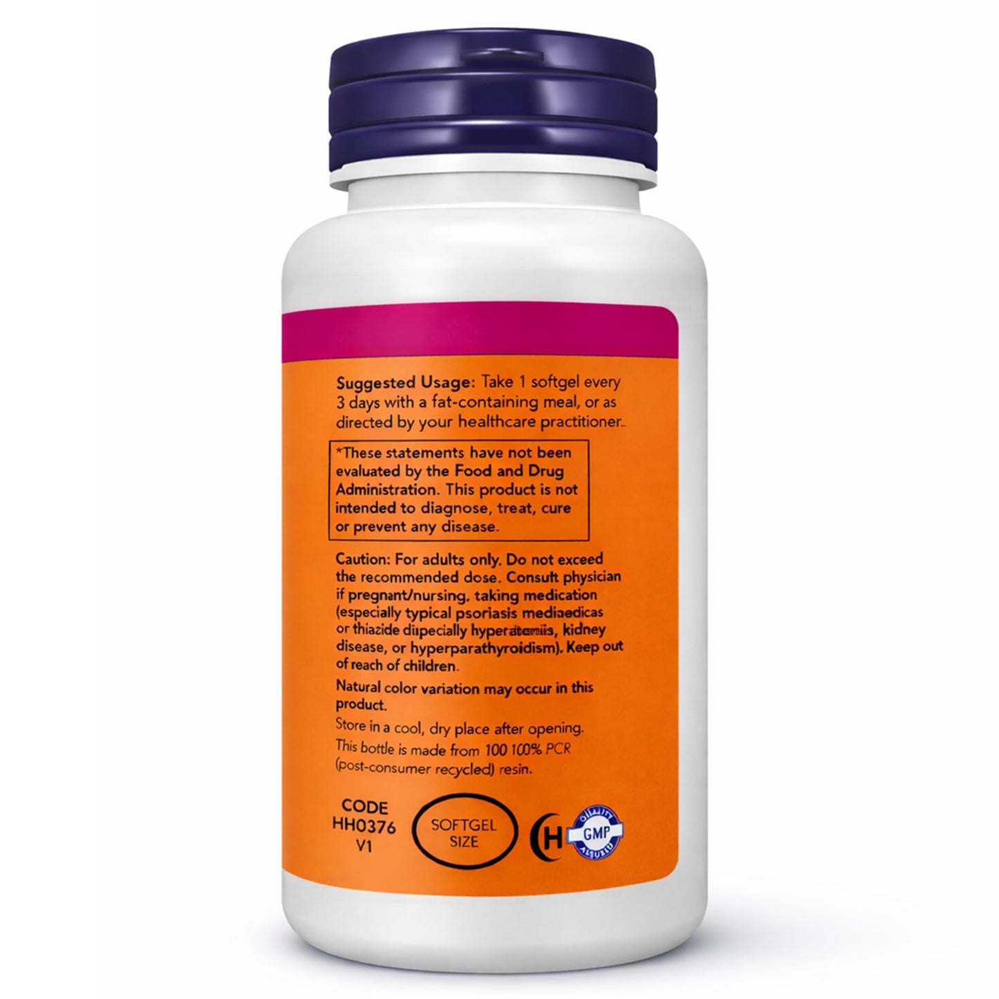NOW Foods Vitamin D-3 10,000 IU Softgels, 600 Count