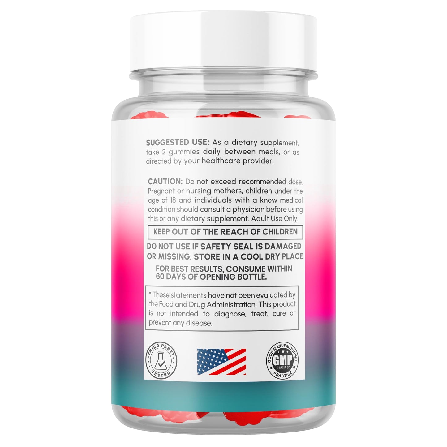 MJO True Keto Fusion Gummies, 180 Gummies