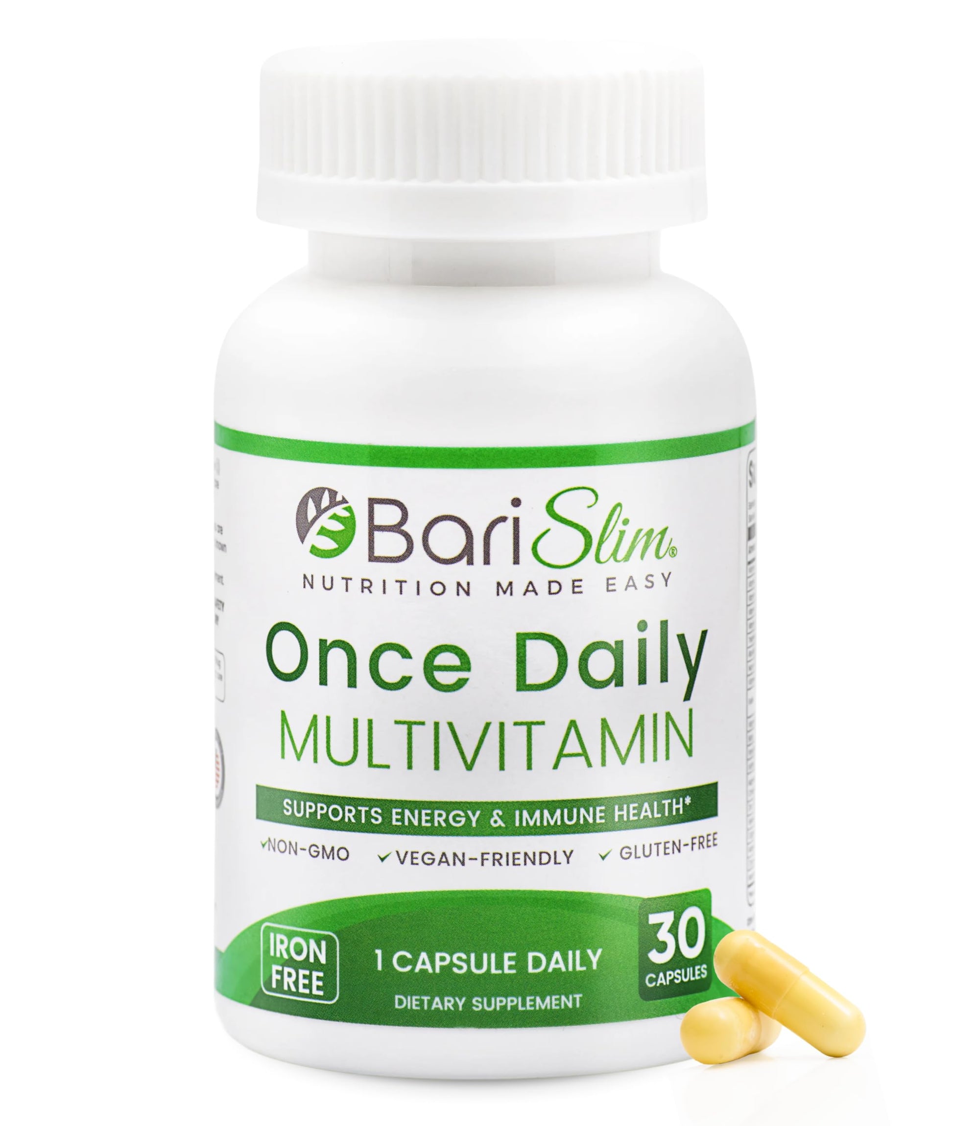 BariSlim Once Daily Bariatric Multivitamin Capsule, 30 Count
