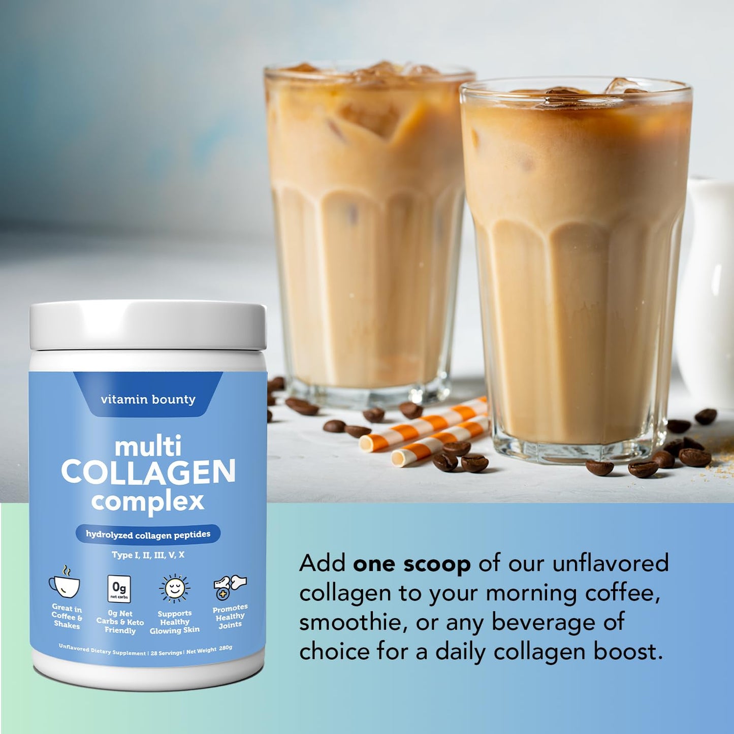 Vitamin Bounty Multi Collagen Complex Powder 8.25 oz