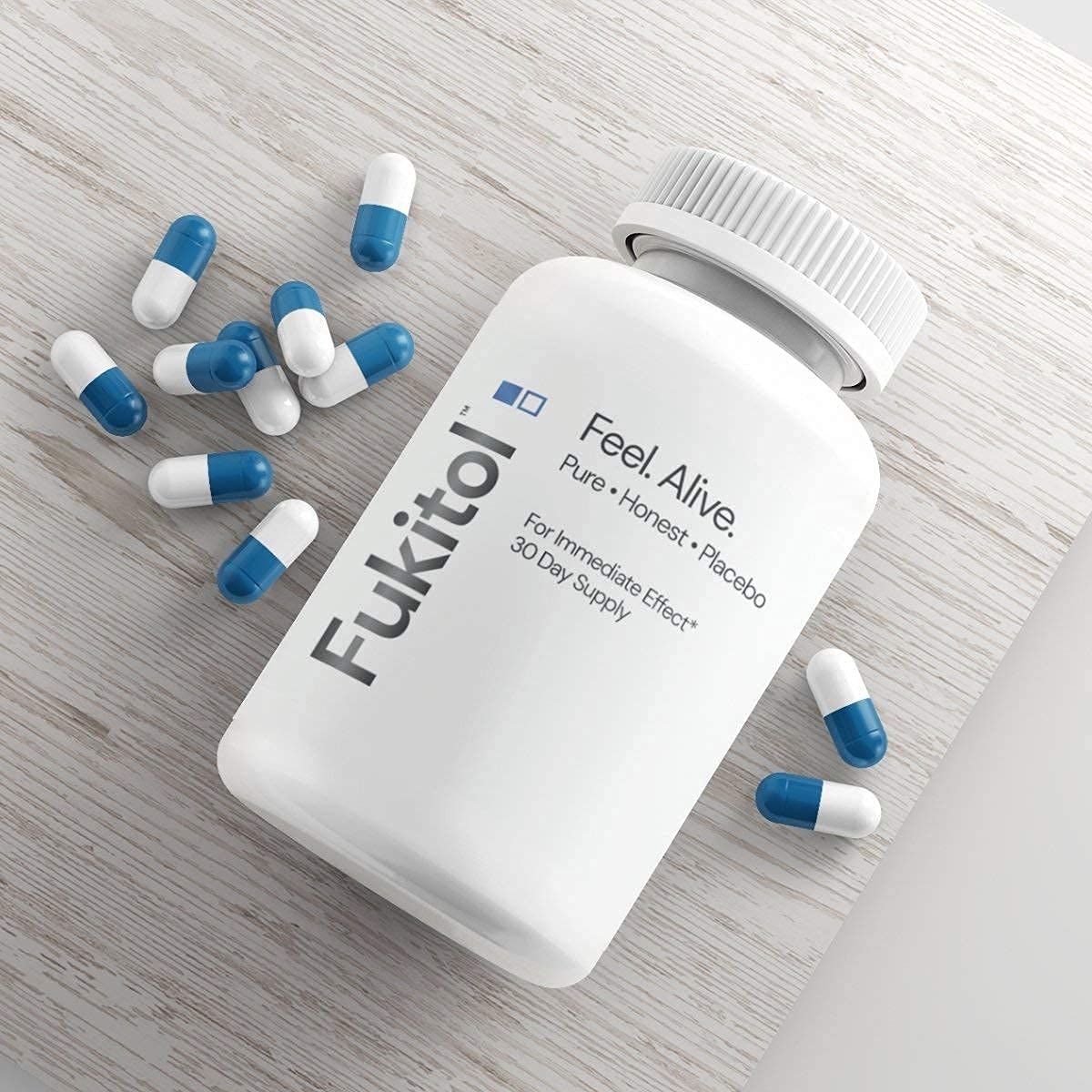 Fukitol Placebo Pills Capsule, 30 Count
