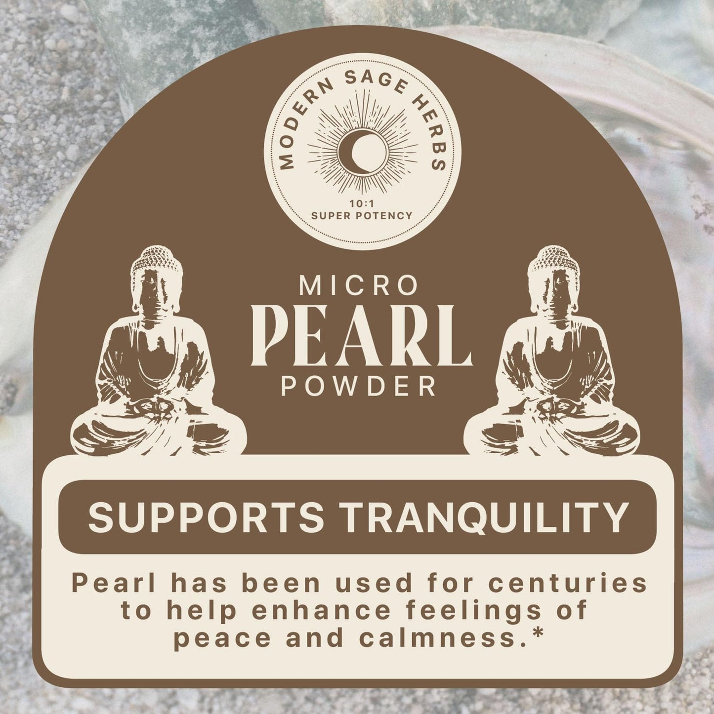 Modern Sage Herbs Pure Pearl Powder 10:1 Super Concentrated Extract Powder 2.5 oz