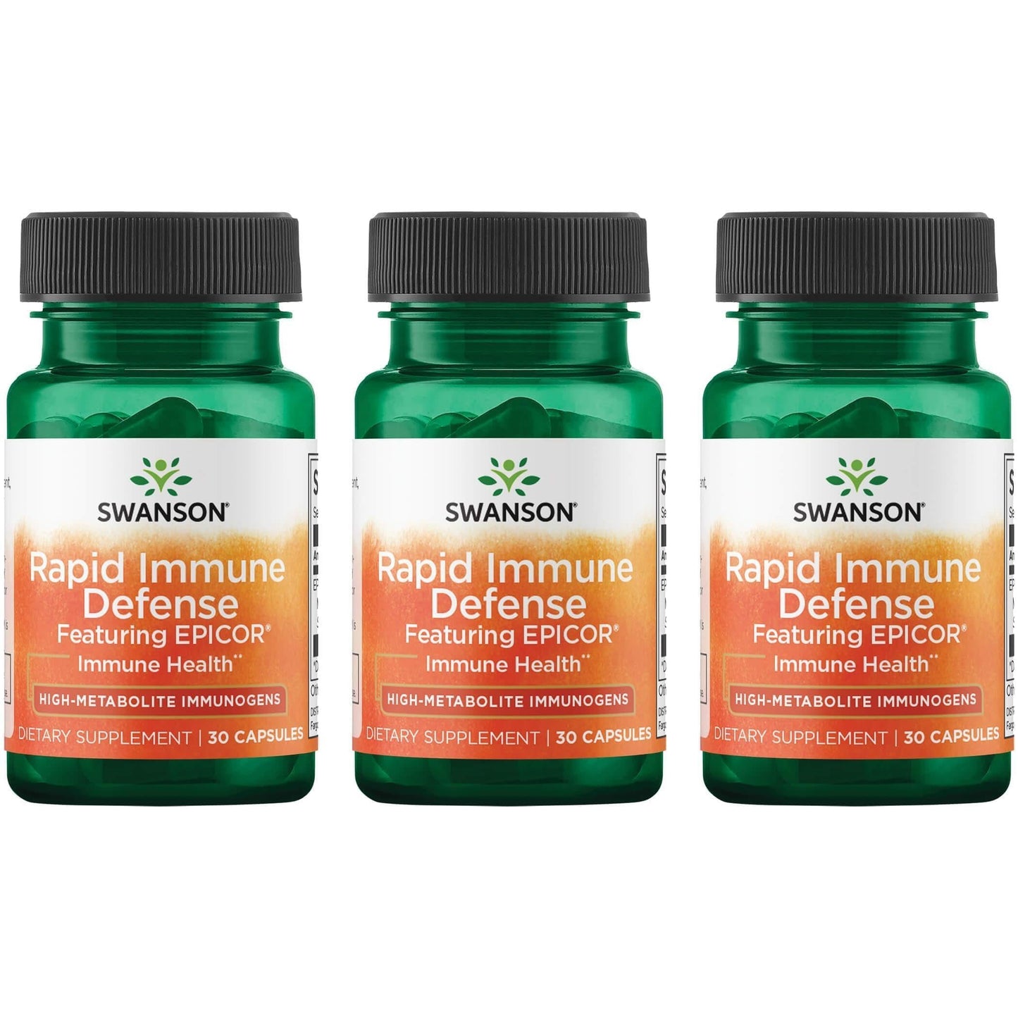 Swanson Ultra Rapid Immune Defense Featuring Epicor 500 mg Capsules 90 Count