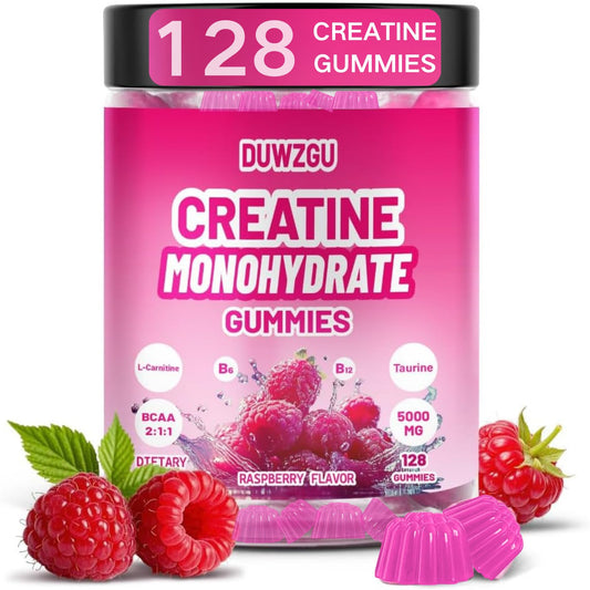 DUWZGU Creatine Monohydrate Gummies 128 Count