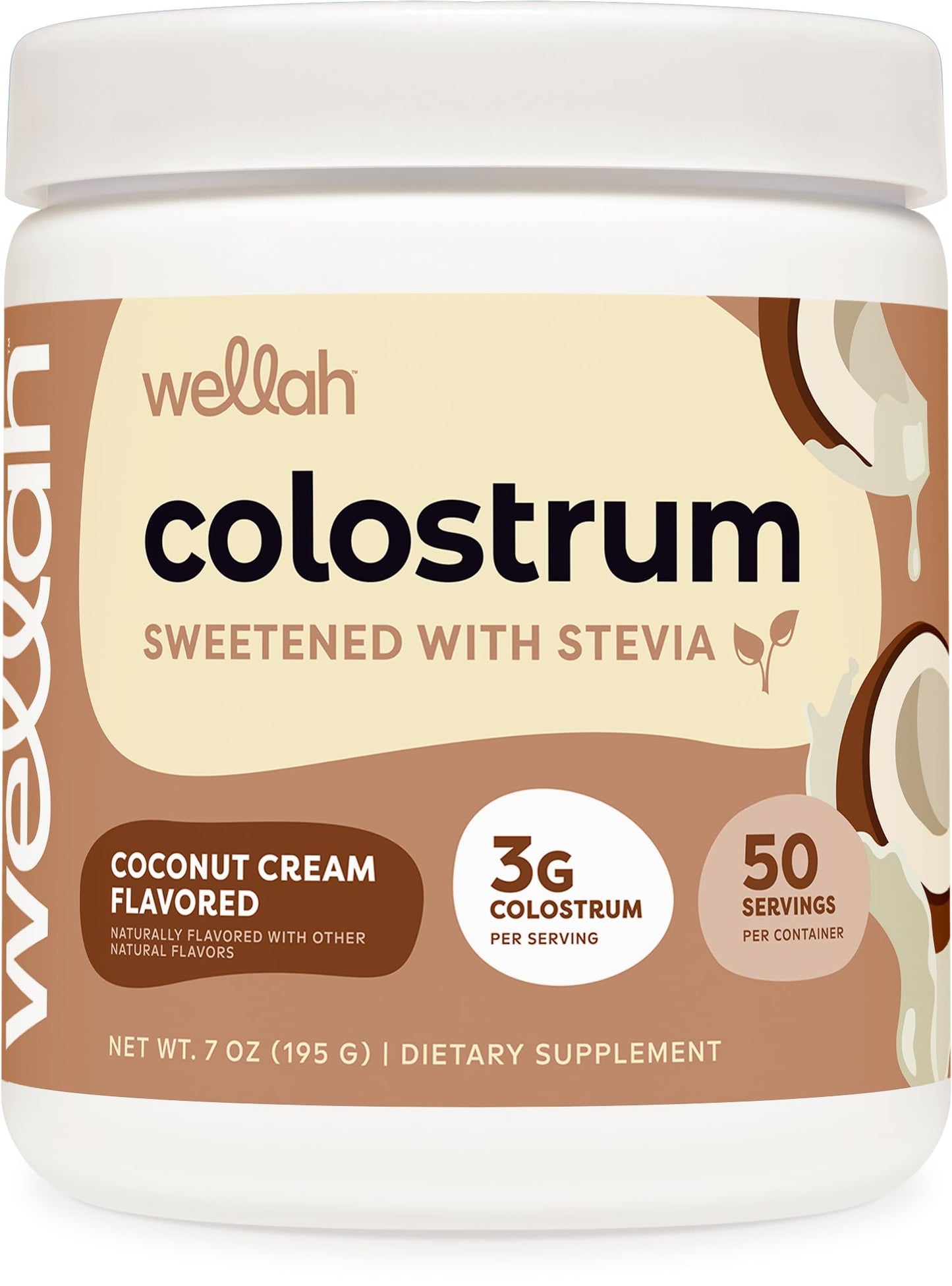 Wellah Colostrum Powder (Coconut Cream) 7