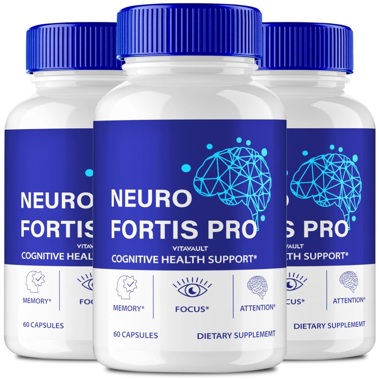 Vitavault Neuro Fortis Pro Brain Supplement 180 Capsules
