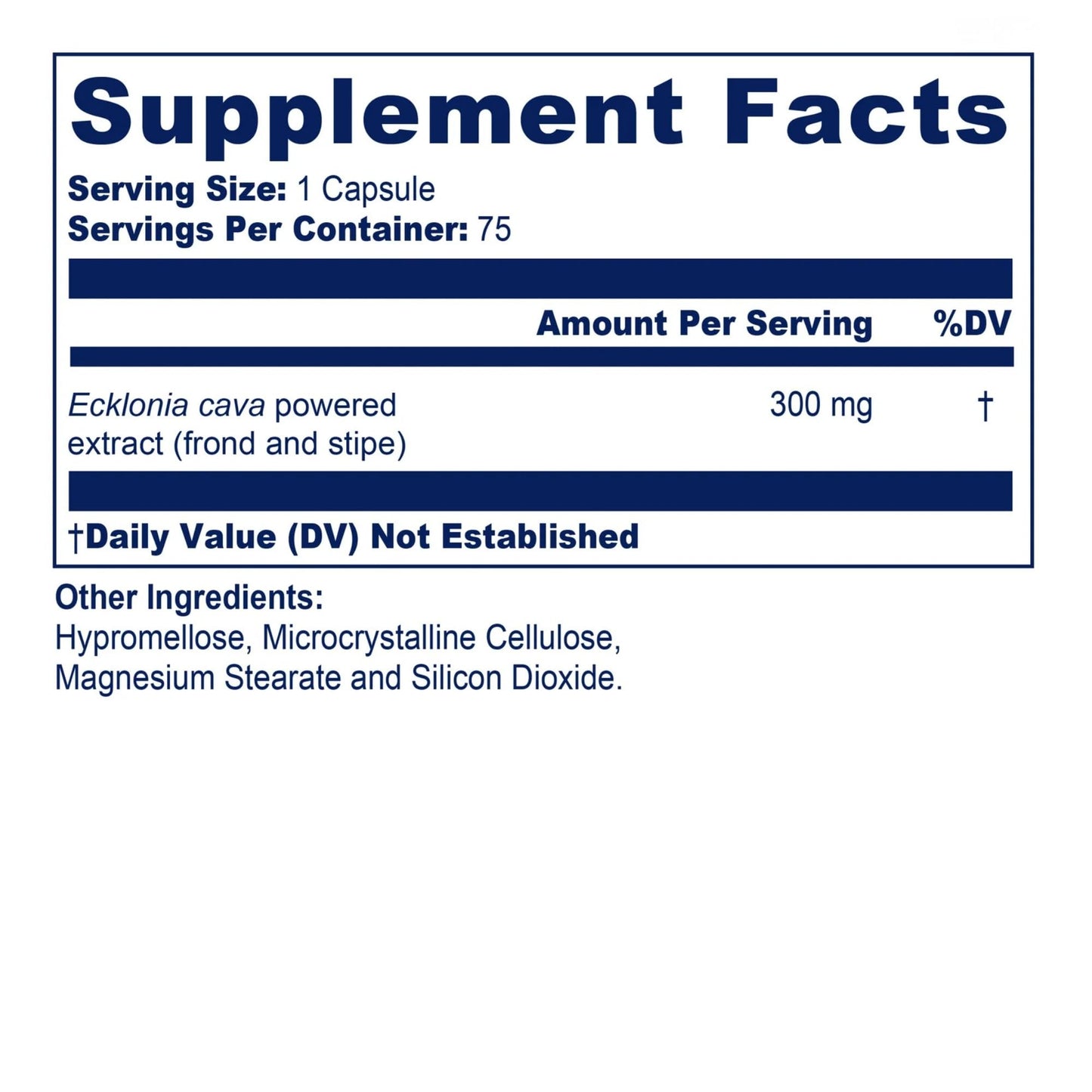 BioPure PC Ecklonia Cava Capsules – Marine Polyphenol Complex from Brown Seaweed, Rich in Phlorotannins, Trace Minerals & Nutrients for Cellular Health, Circulation & Immune Support, 75 Capsules