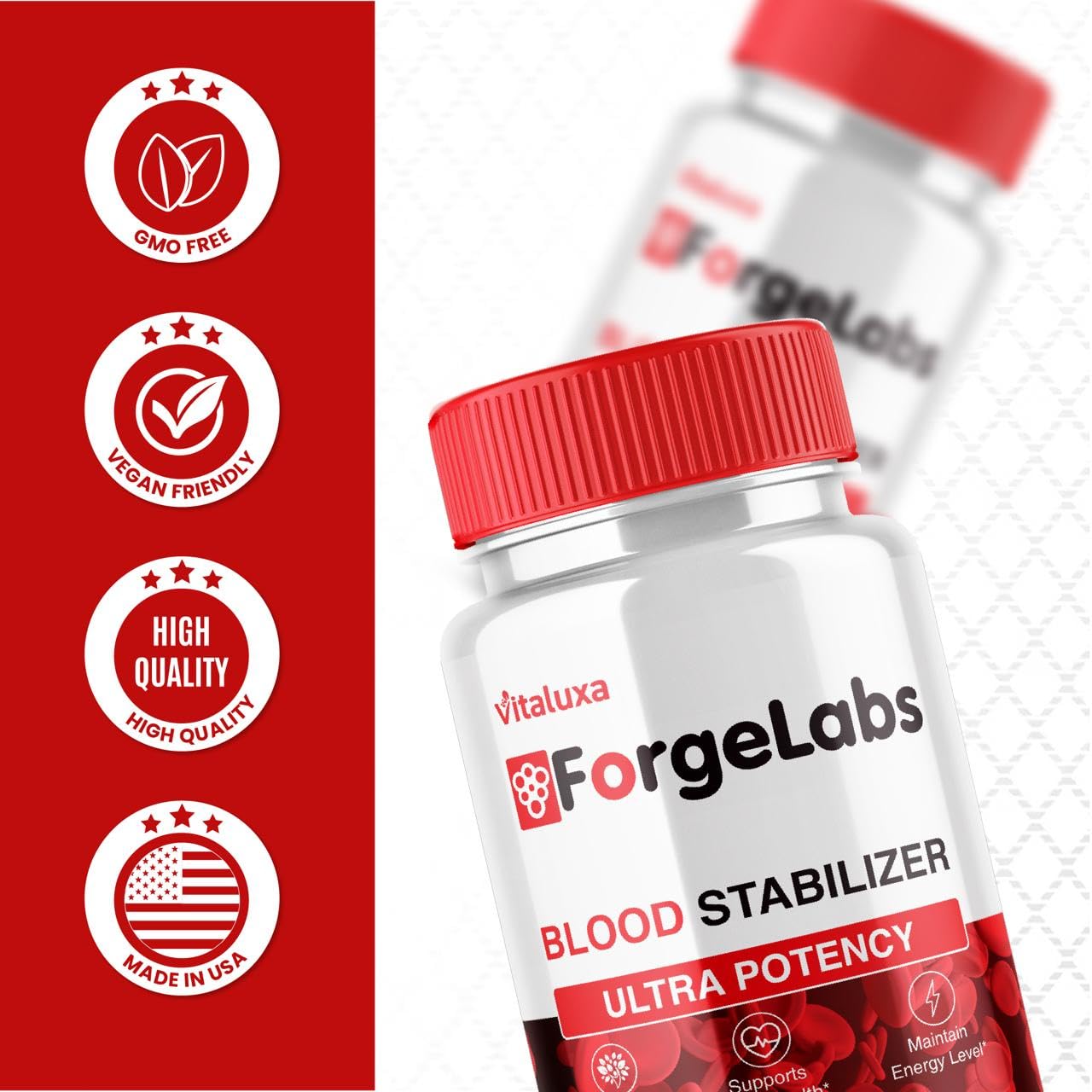 Vitaluxa Blood Stabilizer Capsules, 60 Count