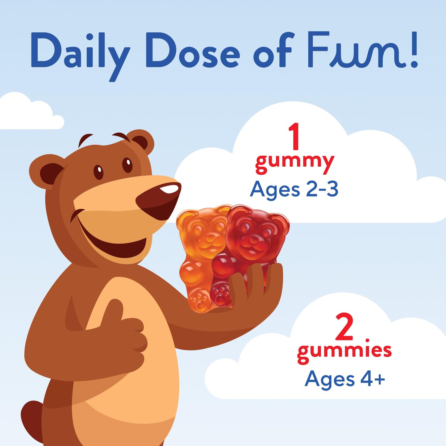 Lil Critters Gummy Vites Daily Kids Multivitamins, 190 Gummies
