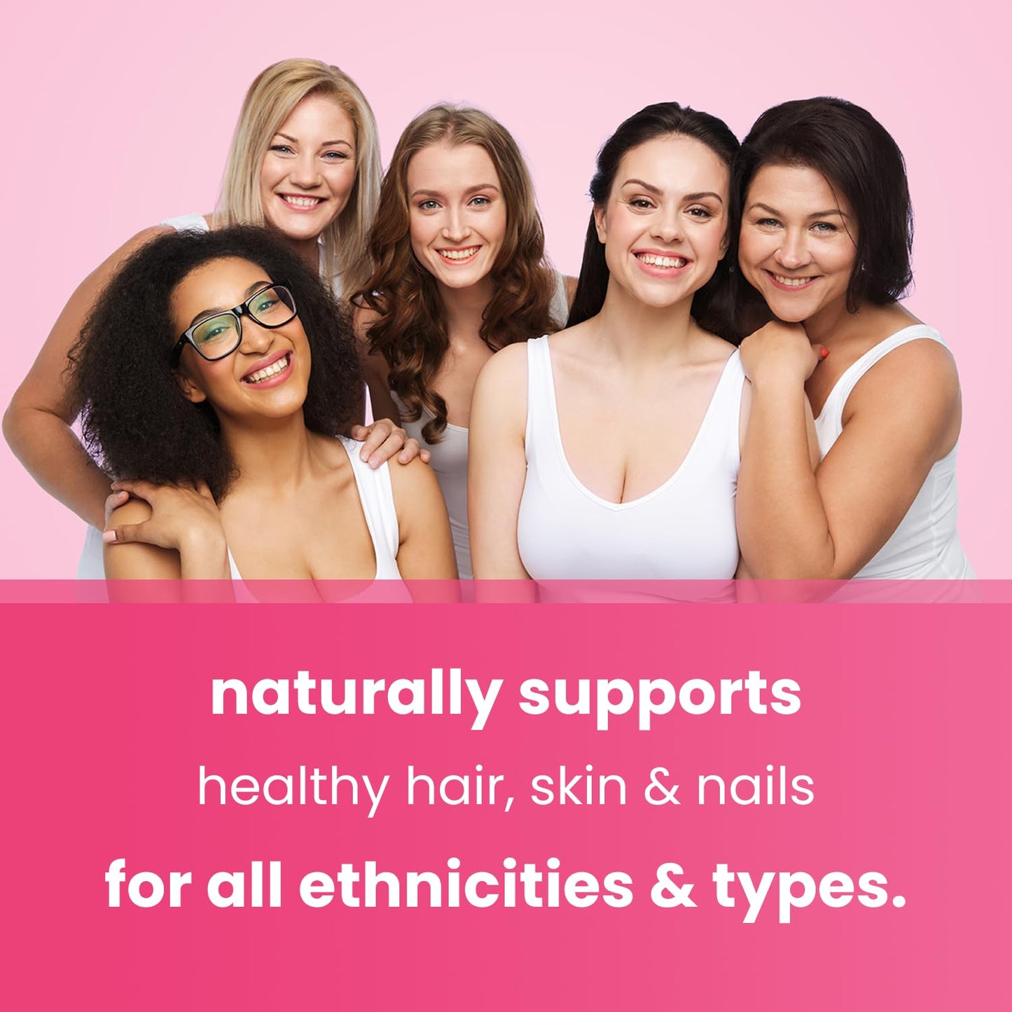 NutraChamps Biotin Gummies 5000mcg with Collagen, Keratin & More – Hair Skin and Nails – 60 Gummies