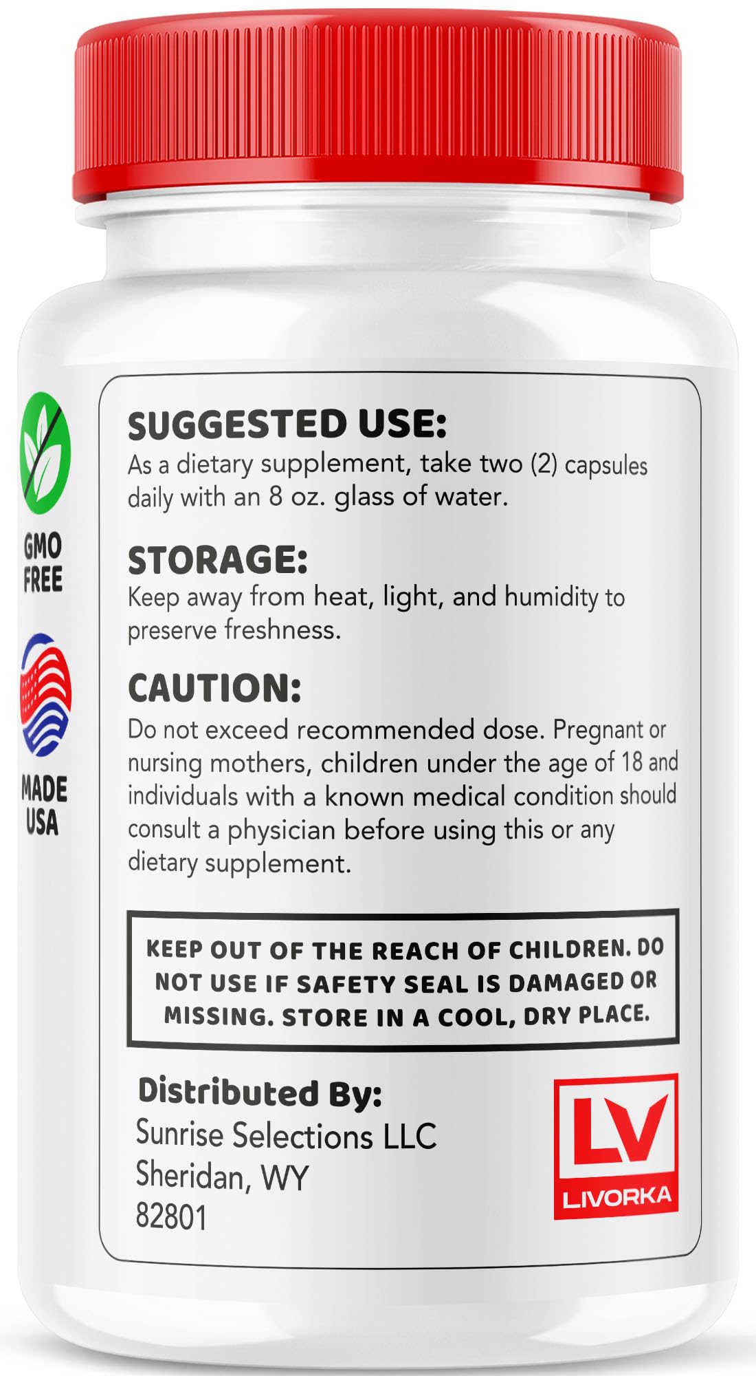 LIVORKA Glyco Assist Capsules 300 Capsules