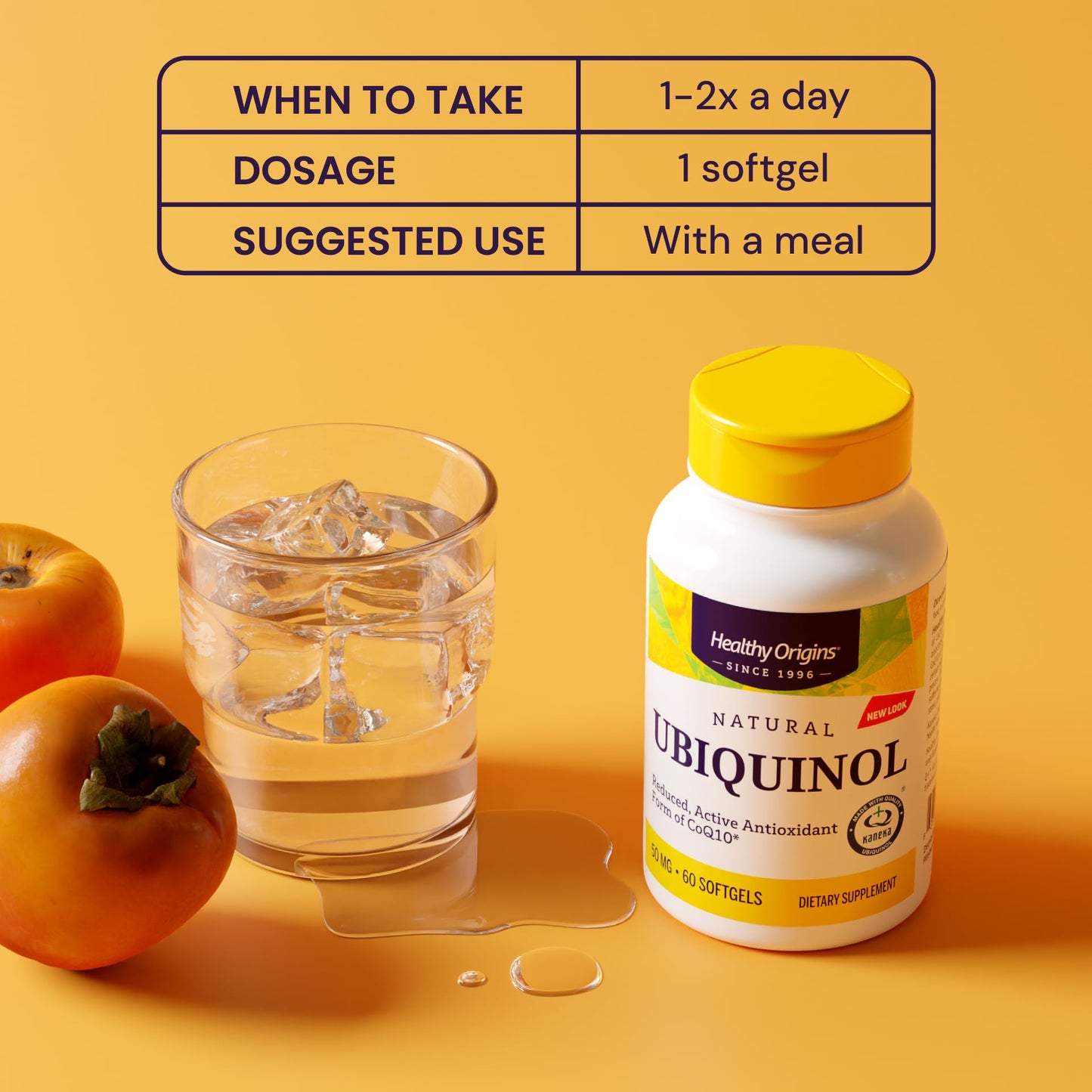 Healthy Origins Ubiquinol CoQ10 50 mg Softgels 150