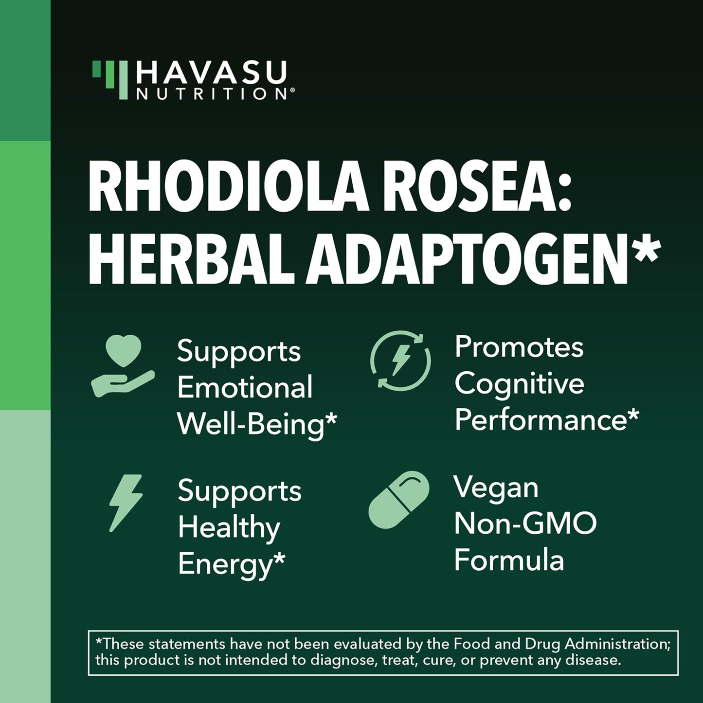 HAVASU NUTRITION Rhodiola Rosea Capsule, 60 Count