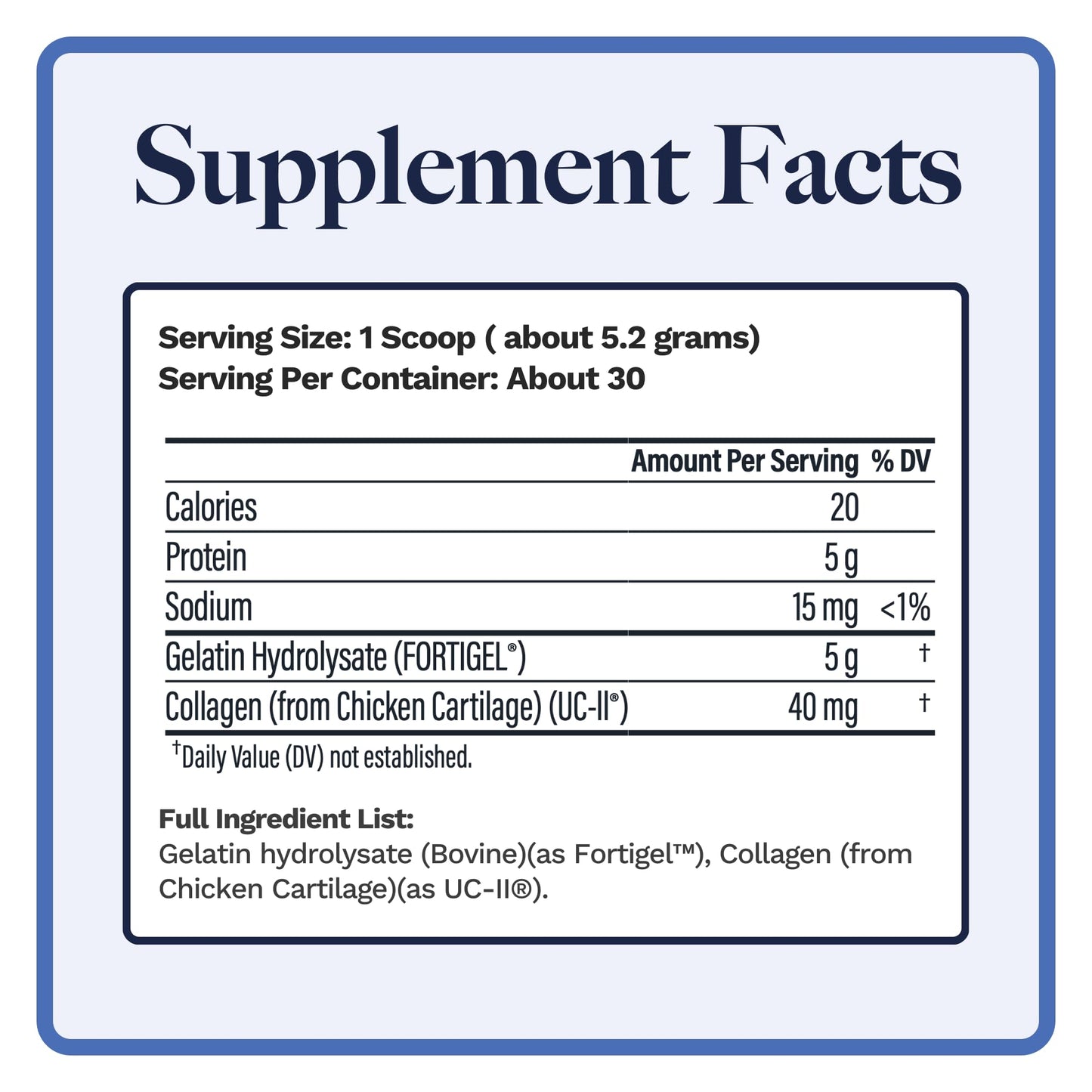 Utzy Naturals UC-II + Fortigel Hydrolyzed Collagen Peptides Joint Support Powder, 5.7 Ounce