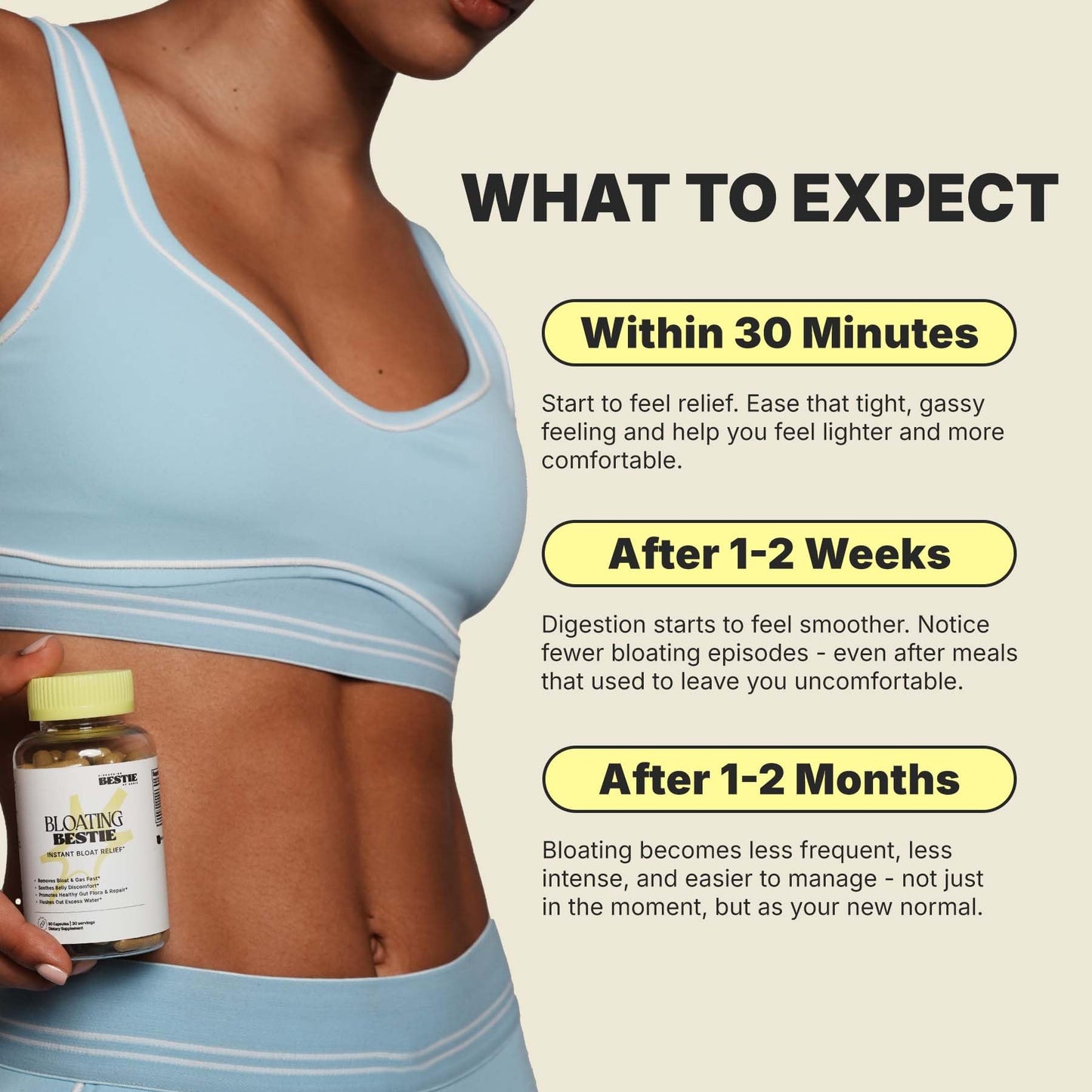 Biohacking Bestie Bloating Bestie Supplement Capsule 30