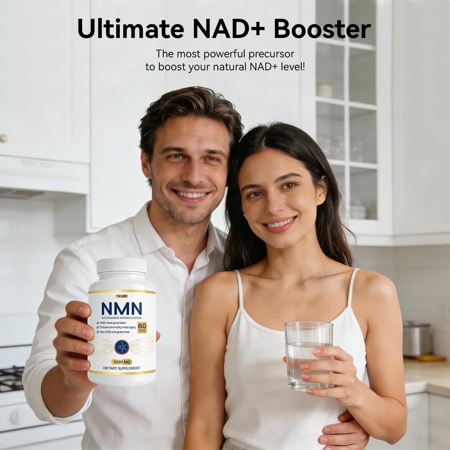 Twzaqny NMN Supplement 1000 mg Capsule, 60 Capsules