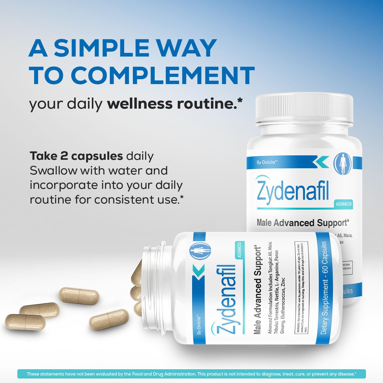 OVICIA Zydenafil Capsules, 120 Capsules