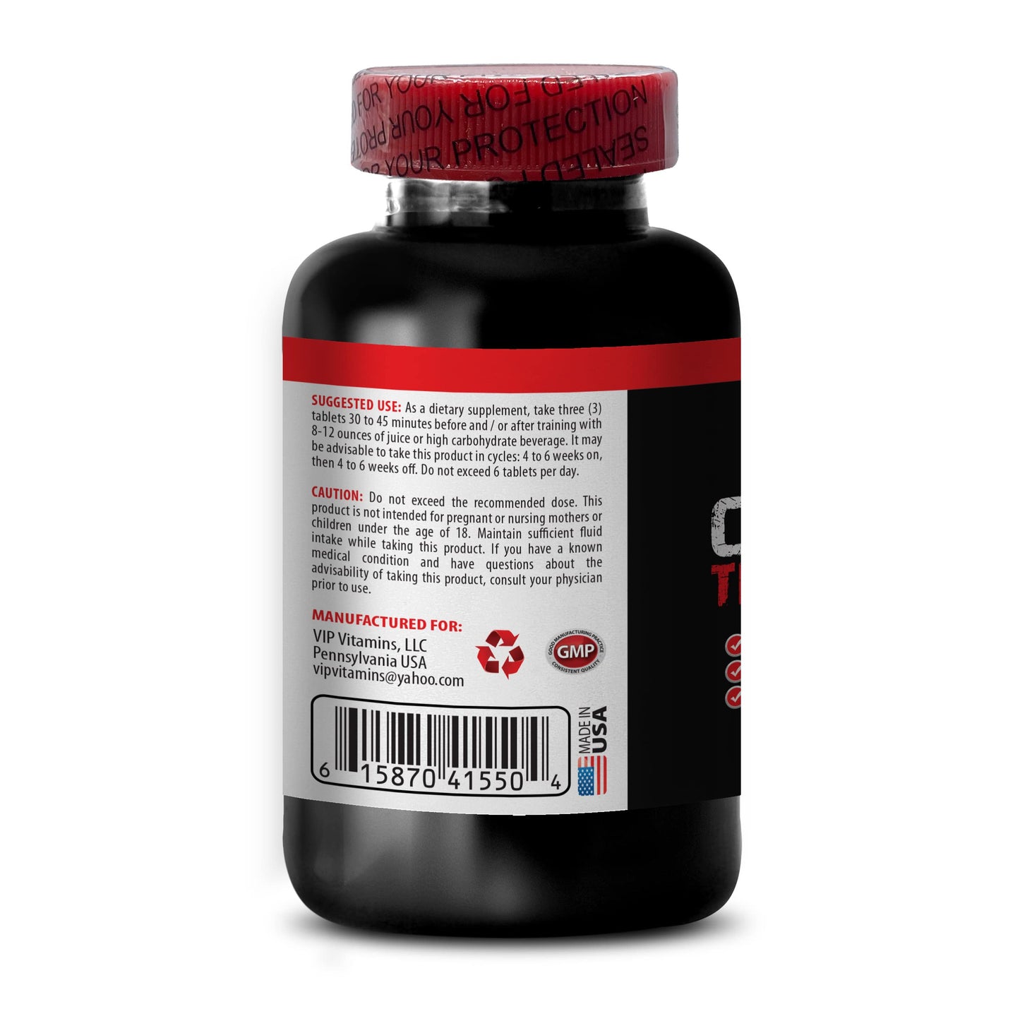 VIP Supplements Creatine Tri-Phase Tablet, 90 Tablets