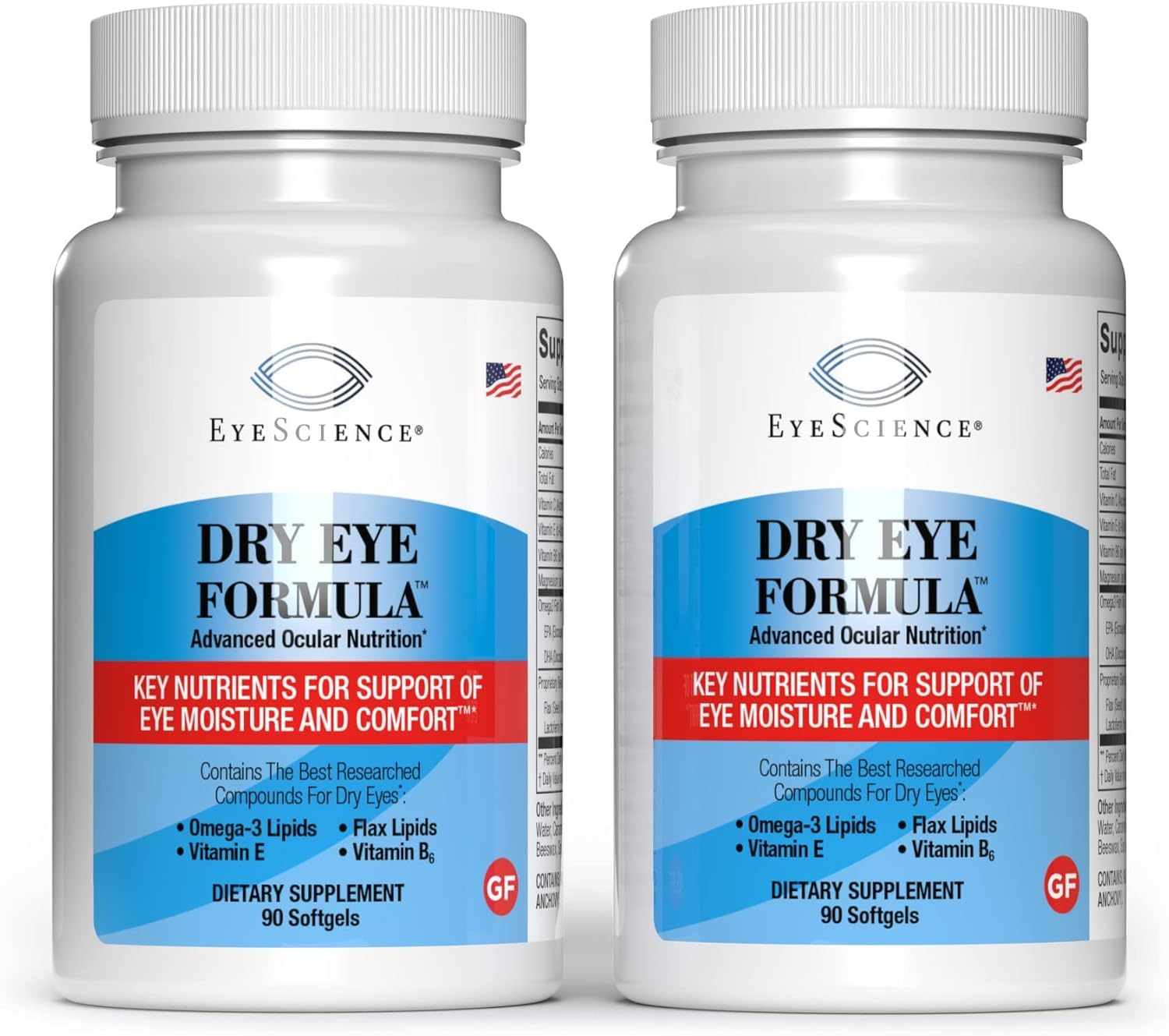 EyeScience Dry Eye Formula Softgels 180 Count