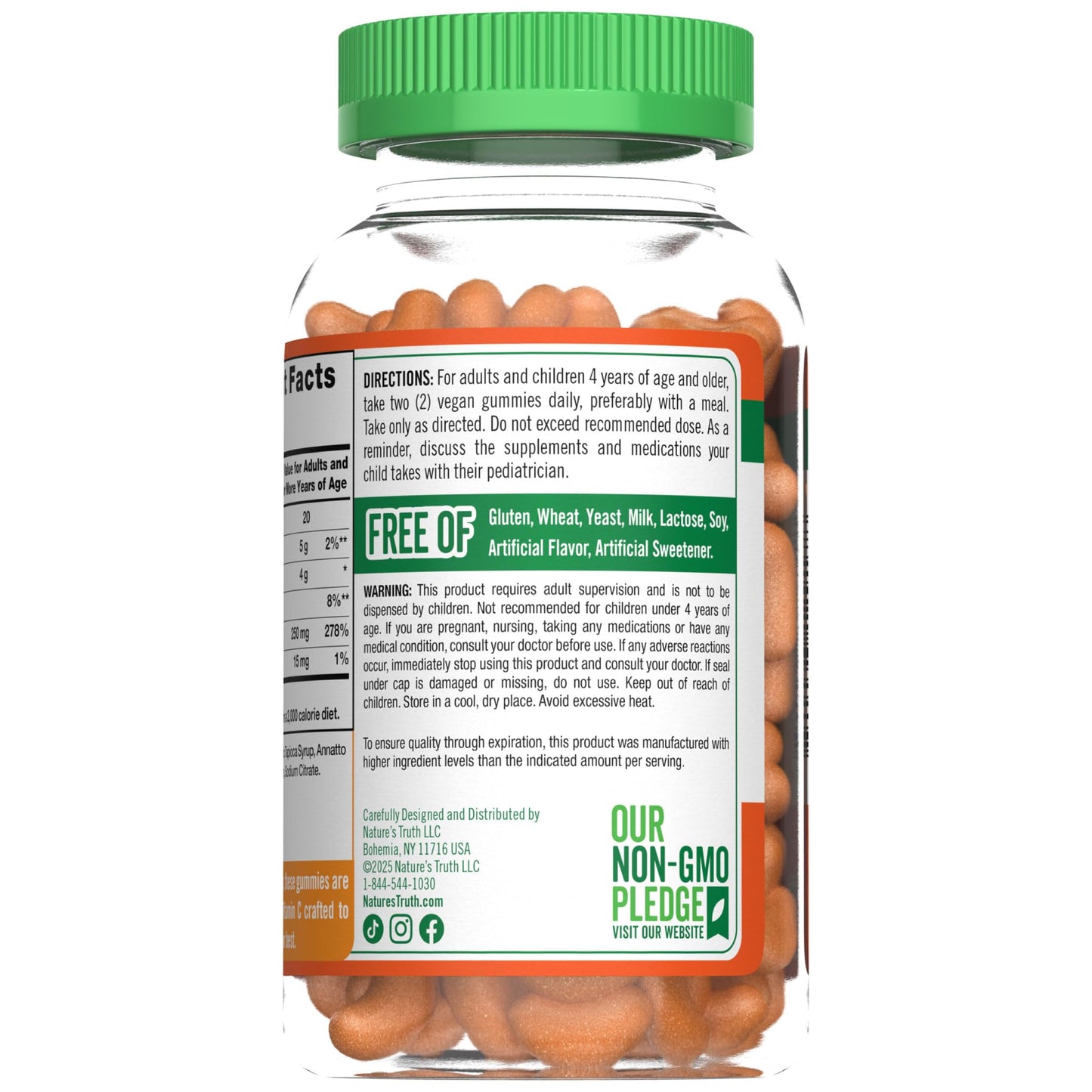 Nature's Truth Vitamin C Gummies 250 mg Vitamin C, 100 Count