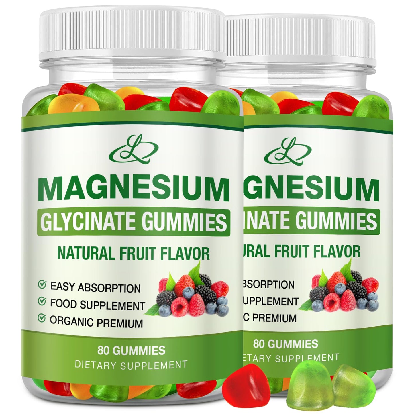 LOSSENGLE Magnesium Glycinate Gummies, 160 Count