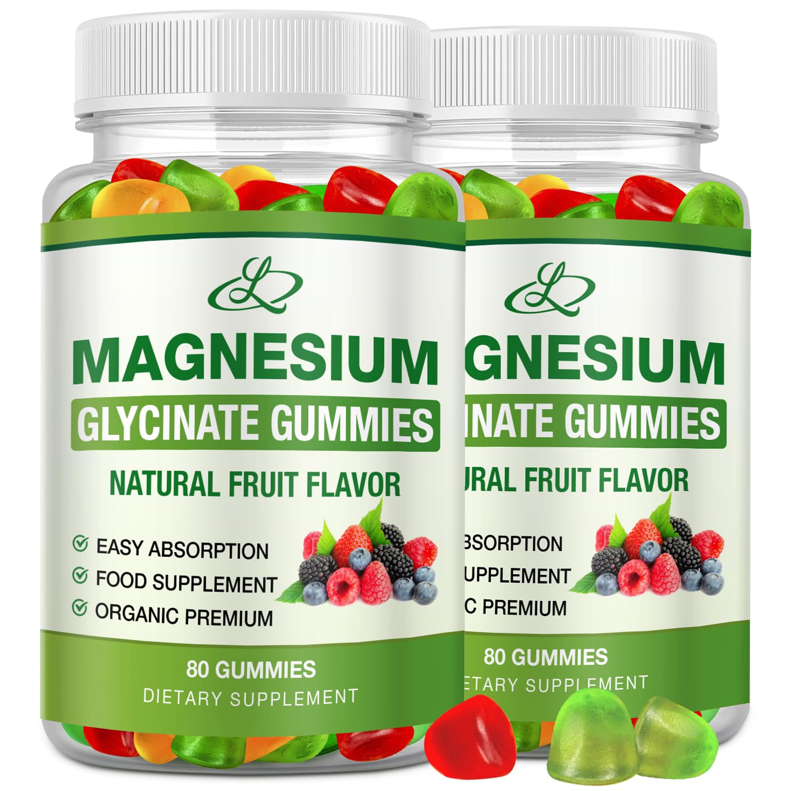 LOSSENGLE Magnesium Glycinate Gummies, 160 Count