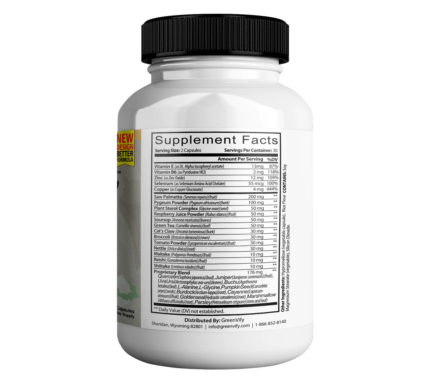 GREENVIFY ProstateCore Max Extra Prostate Supplements for Men 180 Capsules