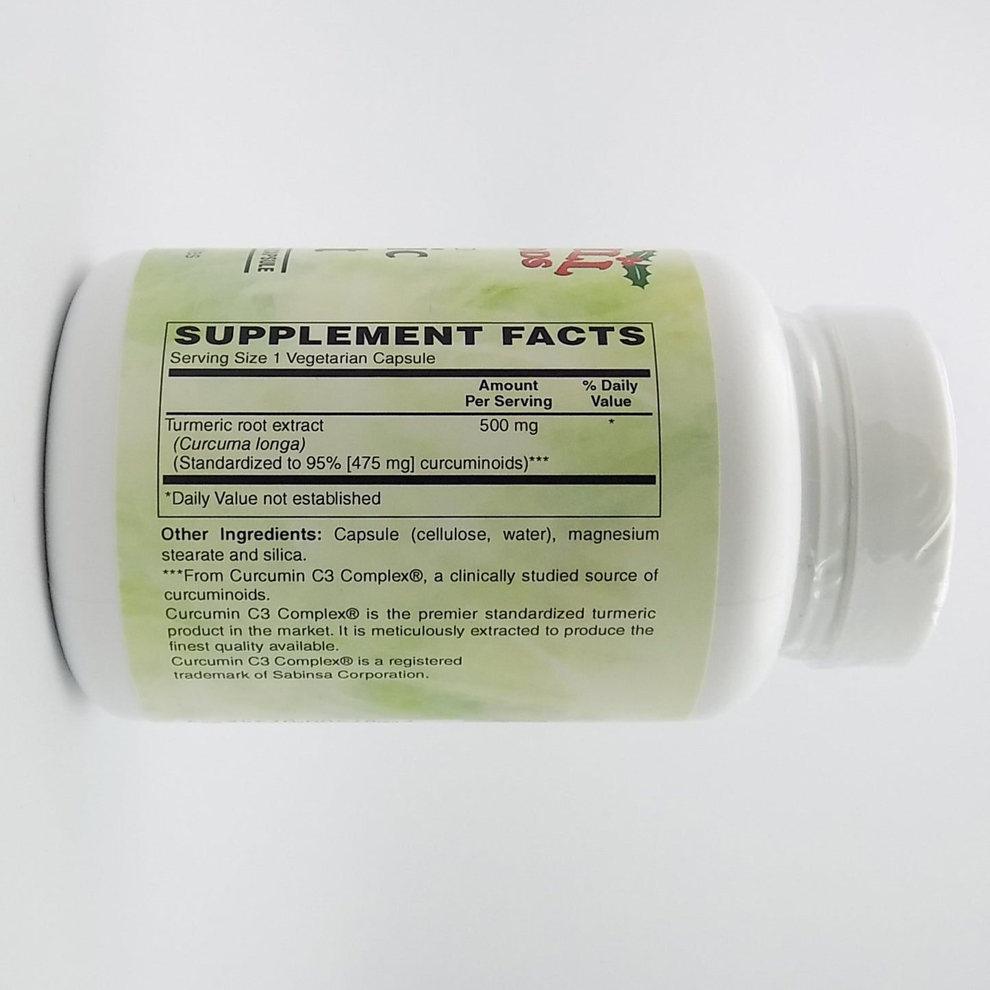 Holly Hill Health Foods Standardized Turmeric Extract Capsules, 120 Count