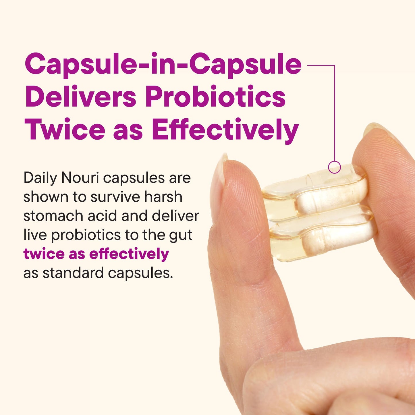 Daily Nouri Hormone Balance Probiotics for Women Capsule 30 Count