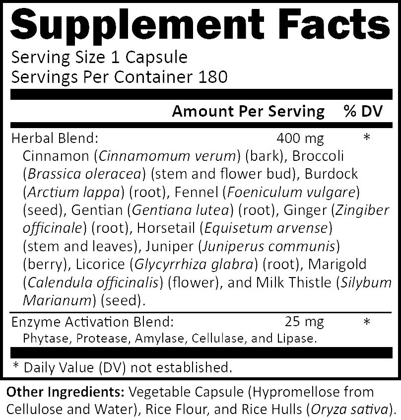 R-Garden Pancreas System Capsules 180