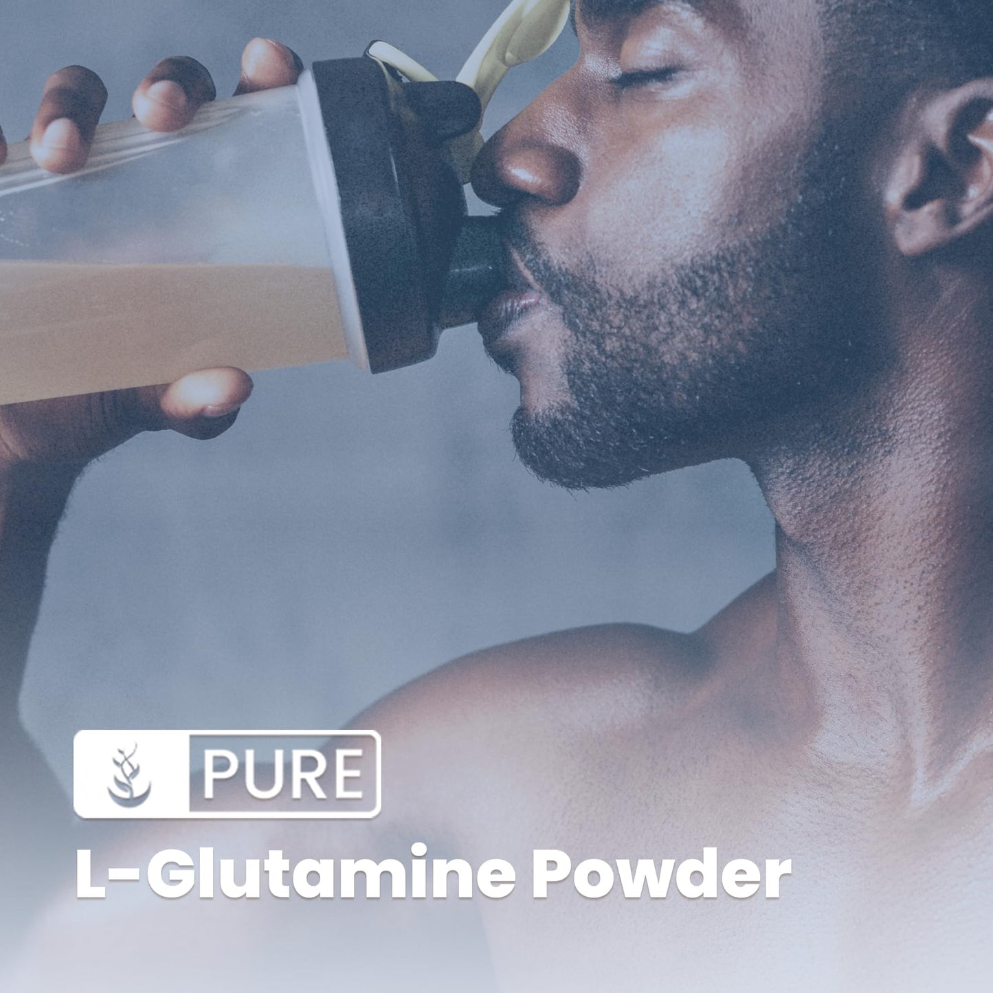 PURE ORIGINAL INGREDIENTS L-Glutamine Alpha-Amino Acid Supplement Powder, 16 oz