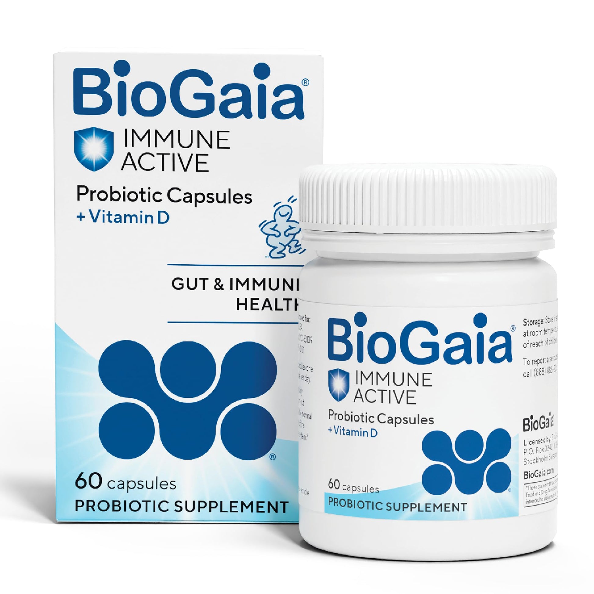 BioGaia Protectis Immune Active Probiotic Capsules, 60 Count