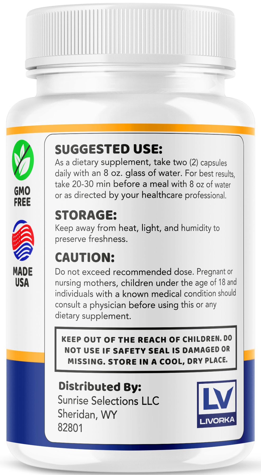 The Sunrise Brand Brain Defender Capsules 180