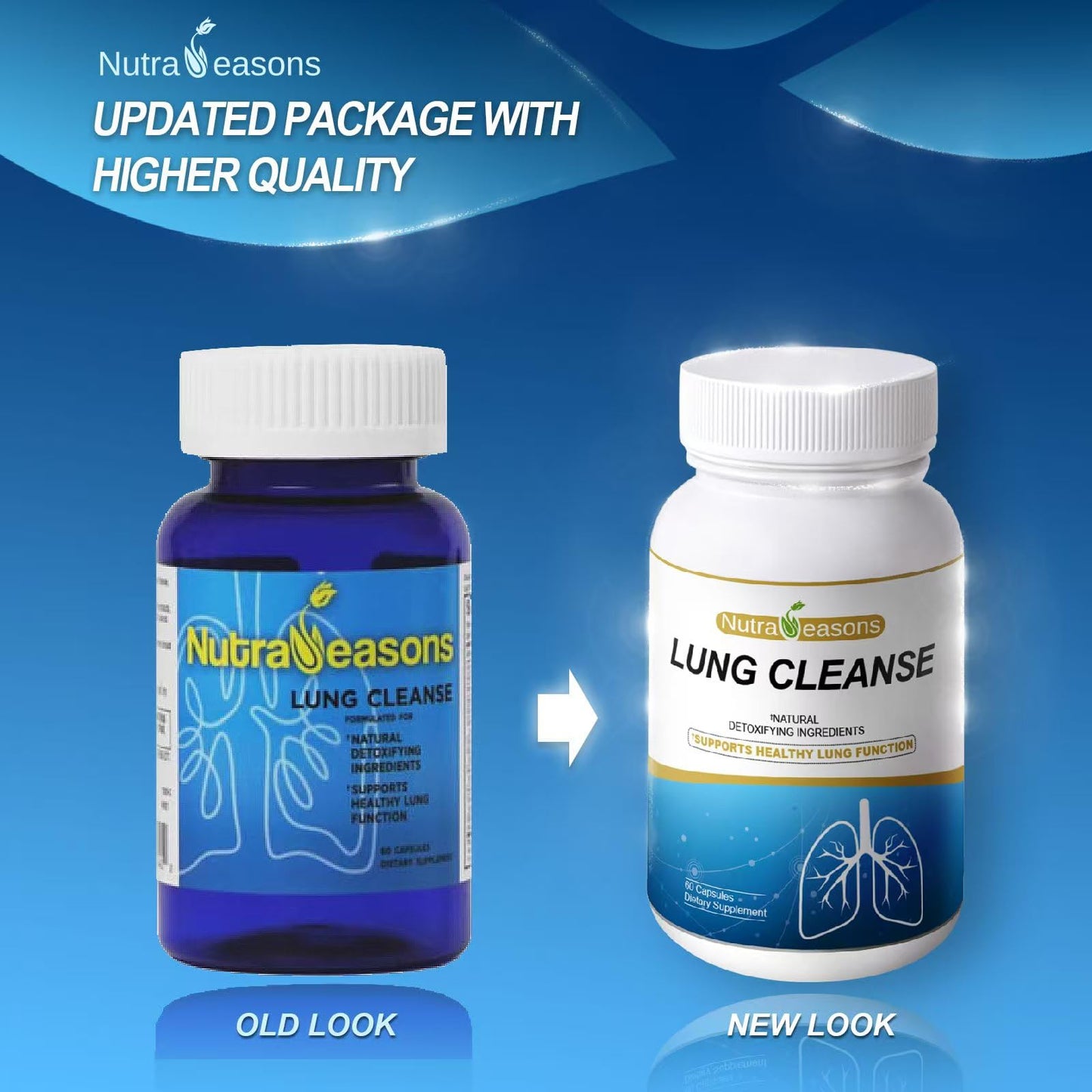 Nutra Seasons Lung & Bronchial Cleanse & Detox, 60 Capsules