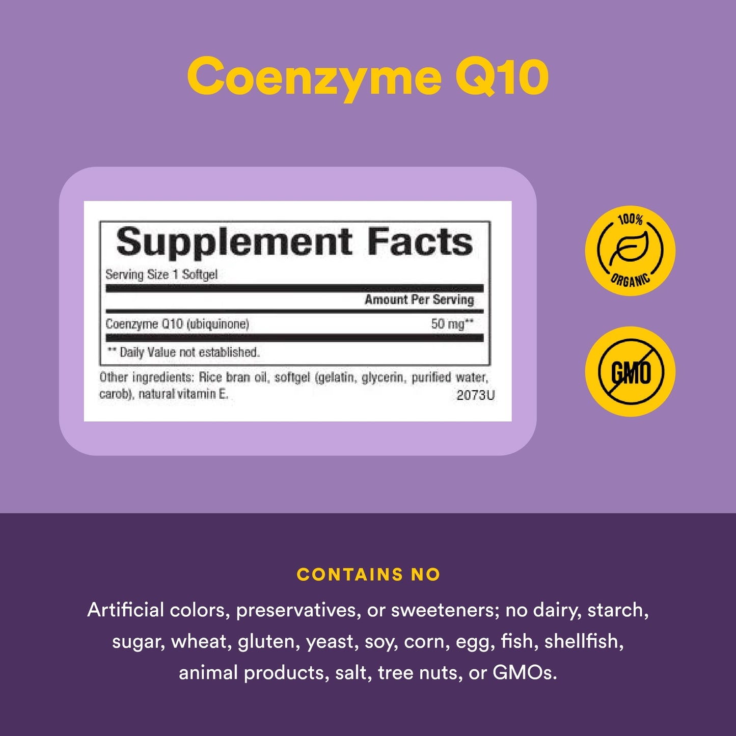 Natural Factors Coenzyme Q10 50 mg Softgels 60