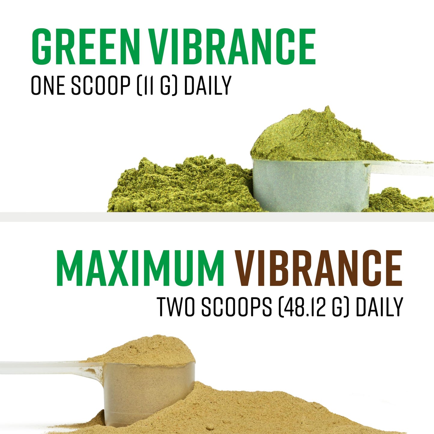 Vibrant Health Green Vibrance & Maximum Vibrance Bundle Powder, 2-Pack
