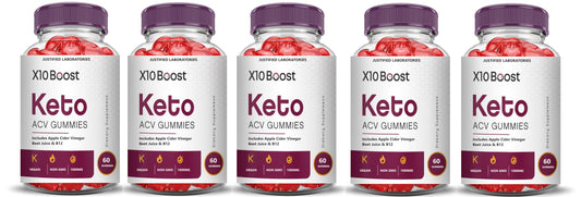 Justified Laboratories X10 Boost Keto ACV Gummies 300 Gummies