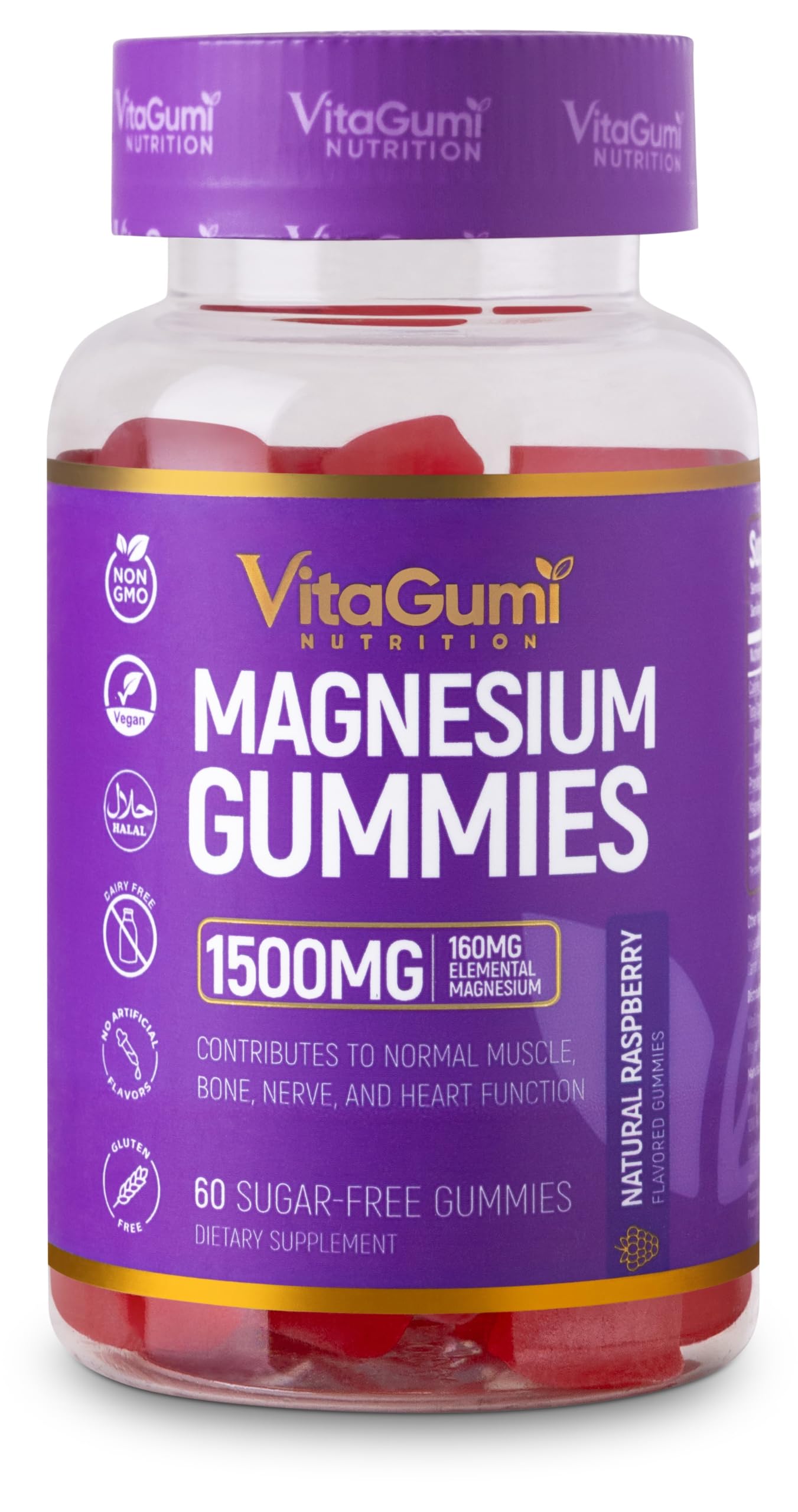 VitaGumi Nutrition Magnesium Gummies Gummy 60 Gummies