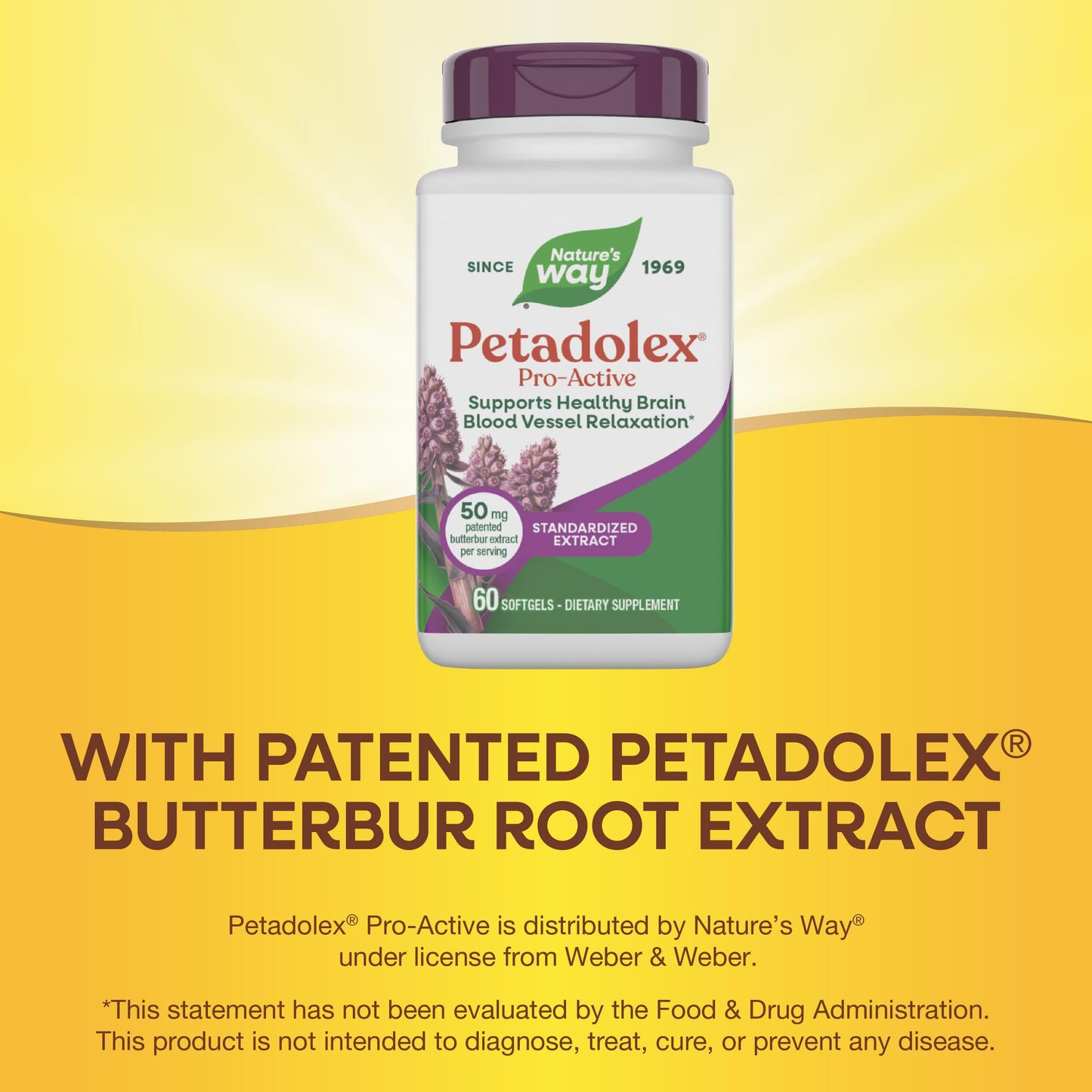 Nature's Way Petadolex Pro-Active Softgels 60 Softgels