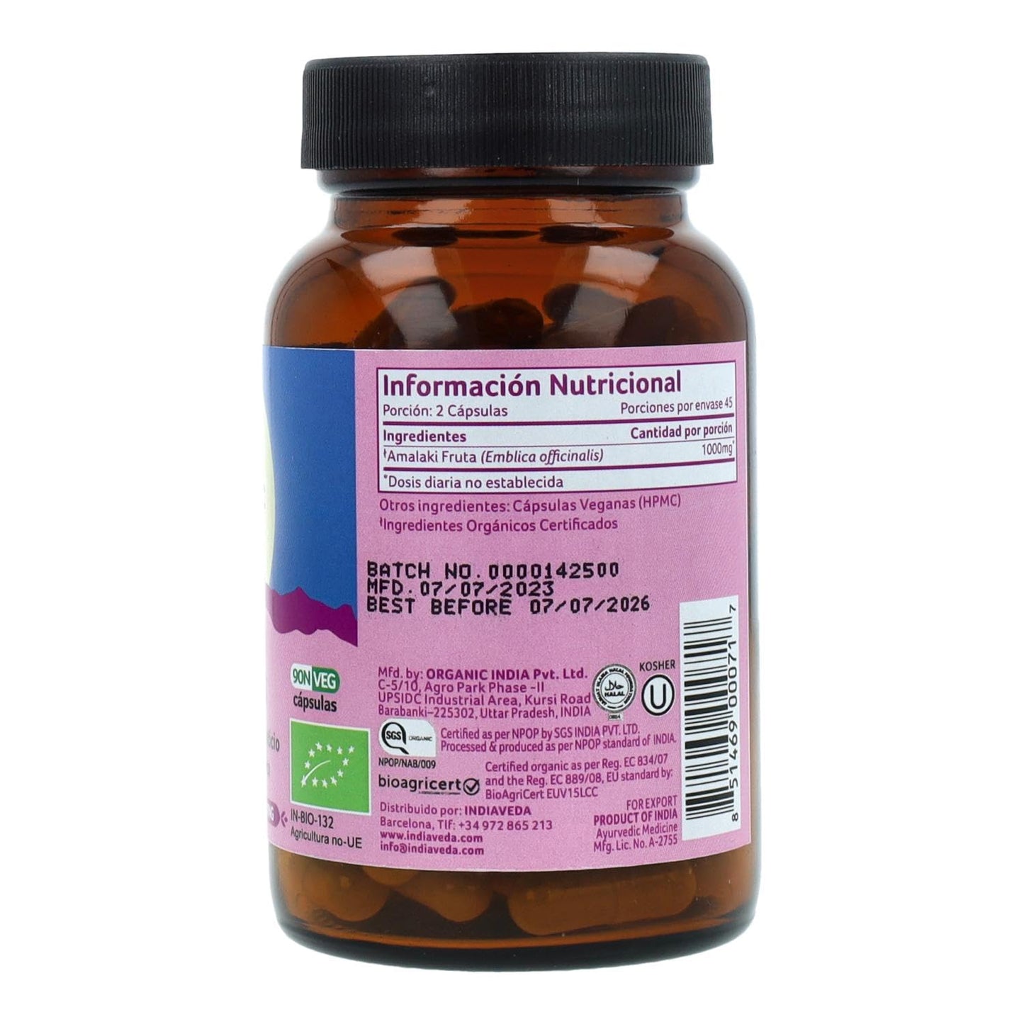 Organic India Amla Capsules 1 Count