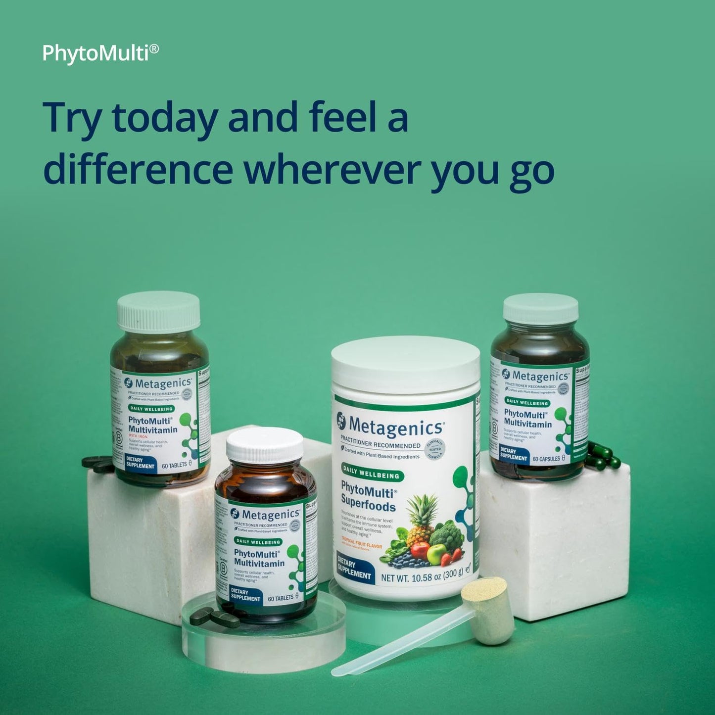 Metagenics PhytoMulti Multivitamin Without Iron Tablet, 60