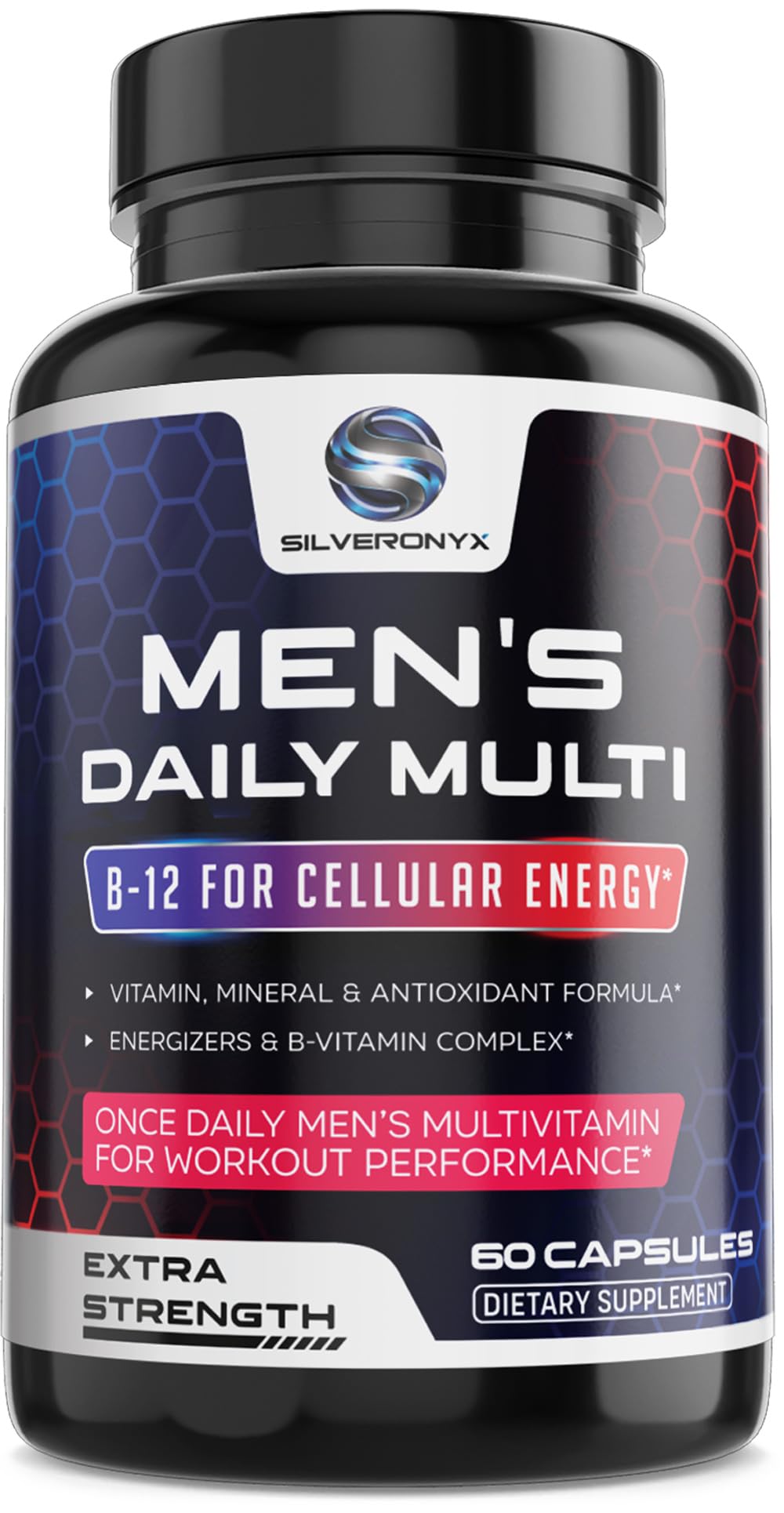 SILVERONYX Multivitamin for Men Capsule, 60 Count