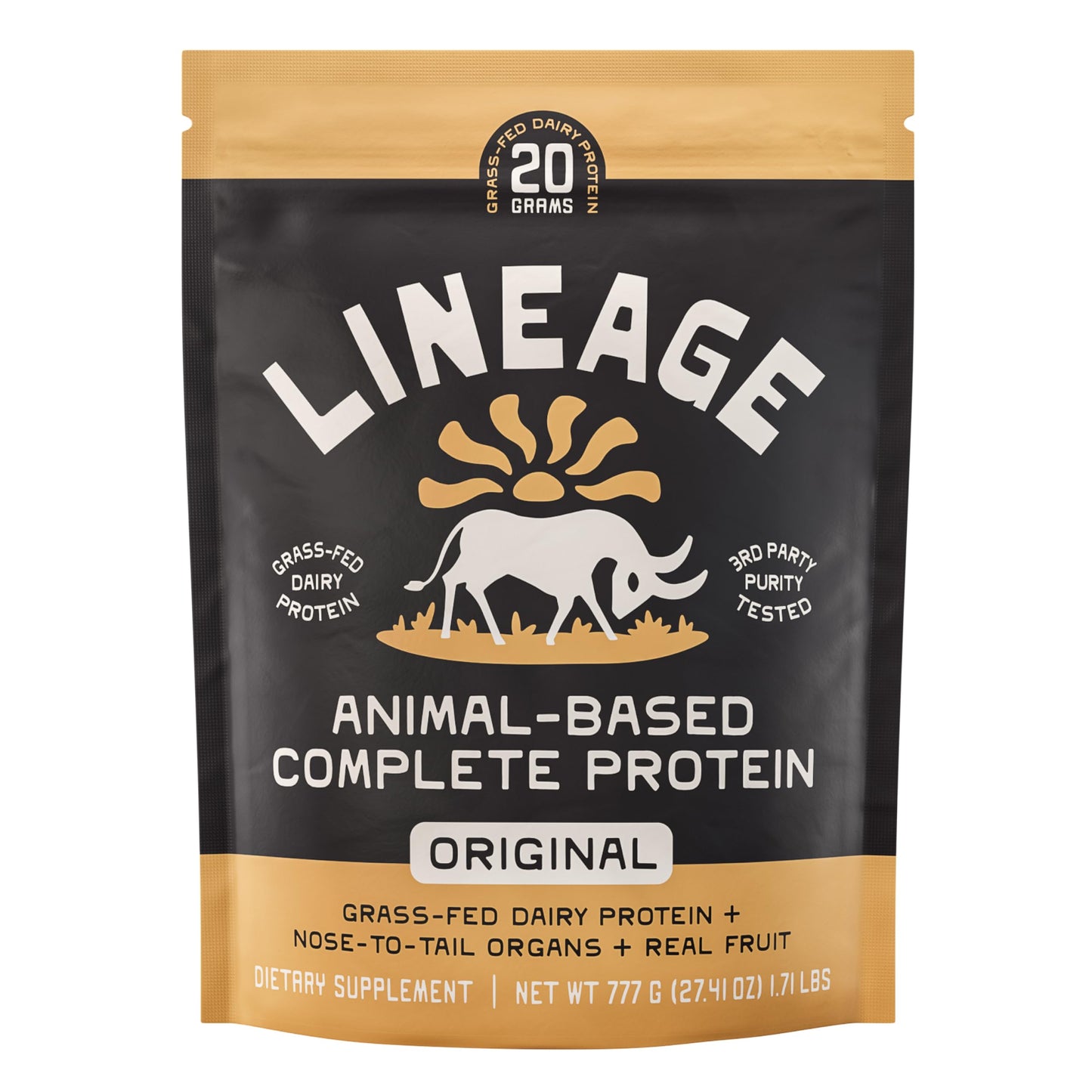 Lineage Provisions Whey Protein Powder 27 oz
