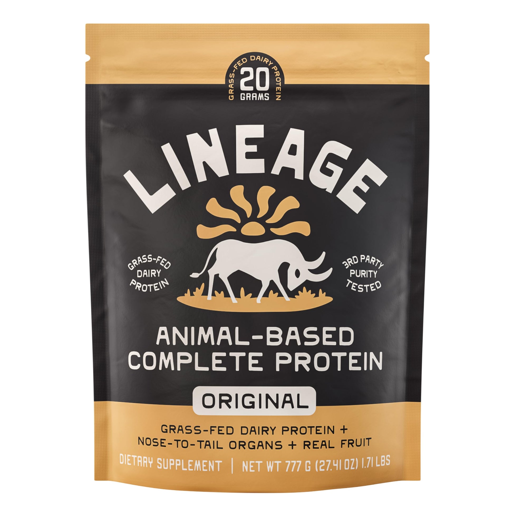 Lineage Provisions Whey Protein Powder 27 oz