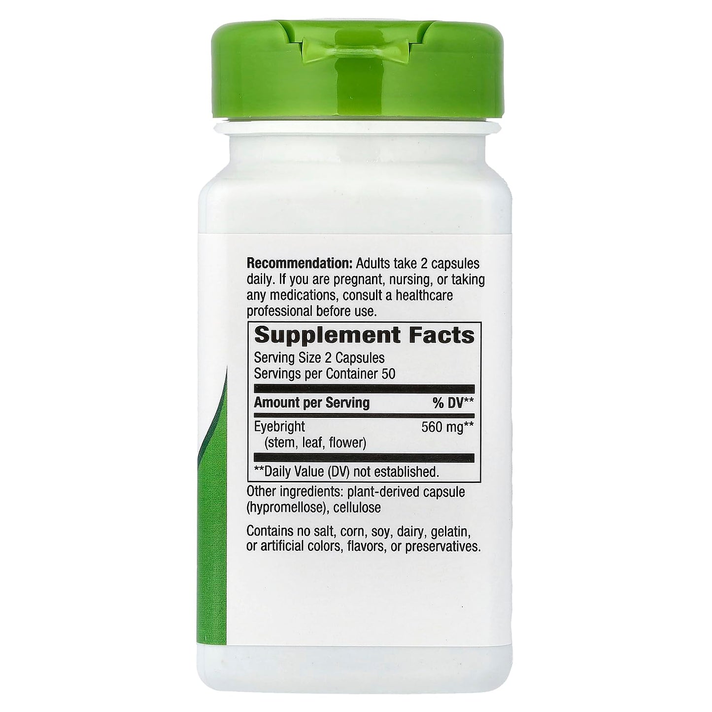 Nature's Way Eyebright Herb Capsules, 100 Capsules