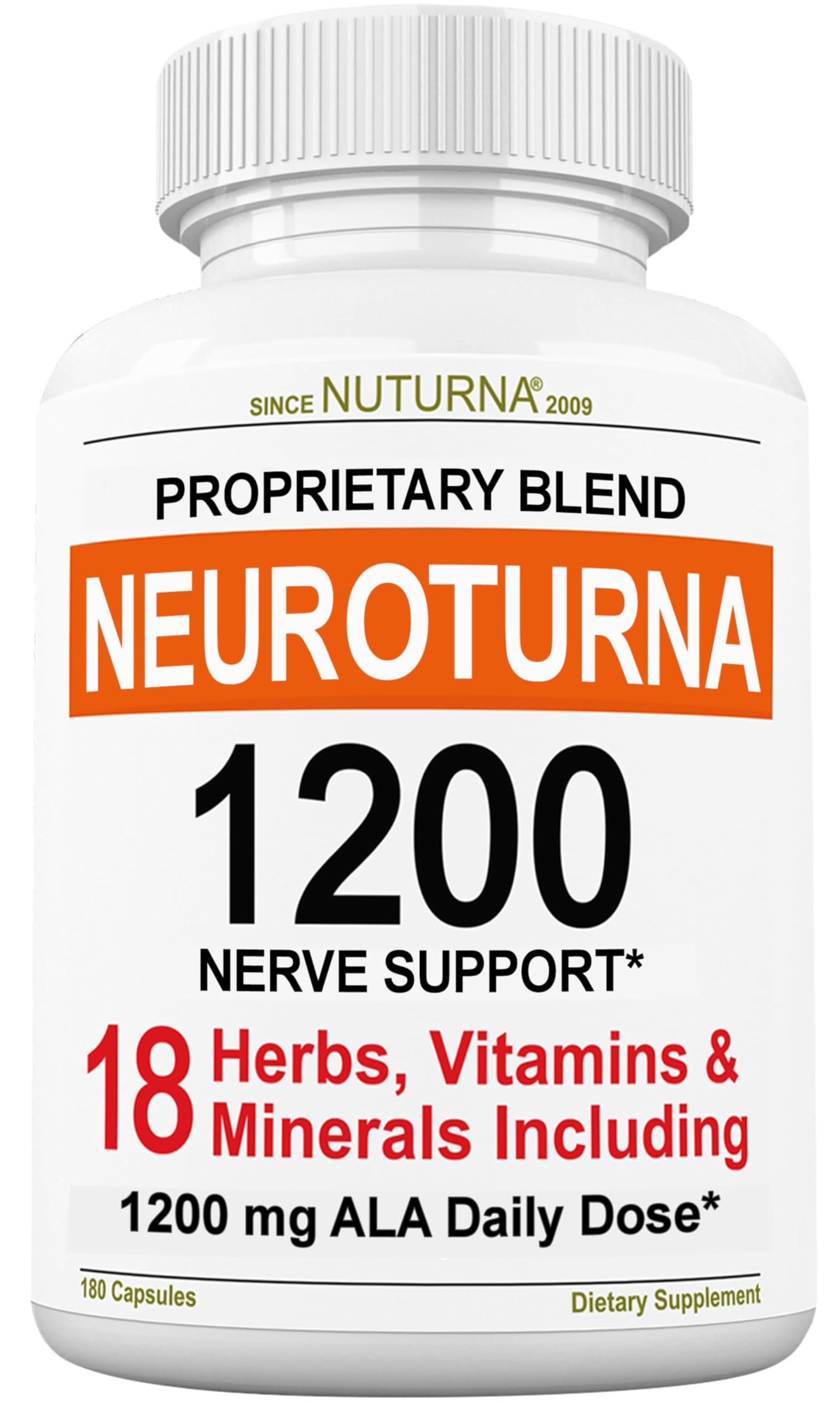 Nuturna Neuroturna Support Supplement Capsule, 180 Capsules