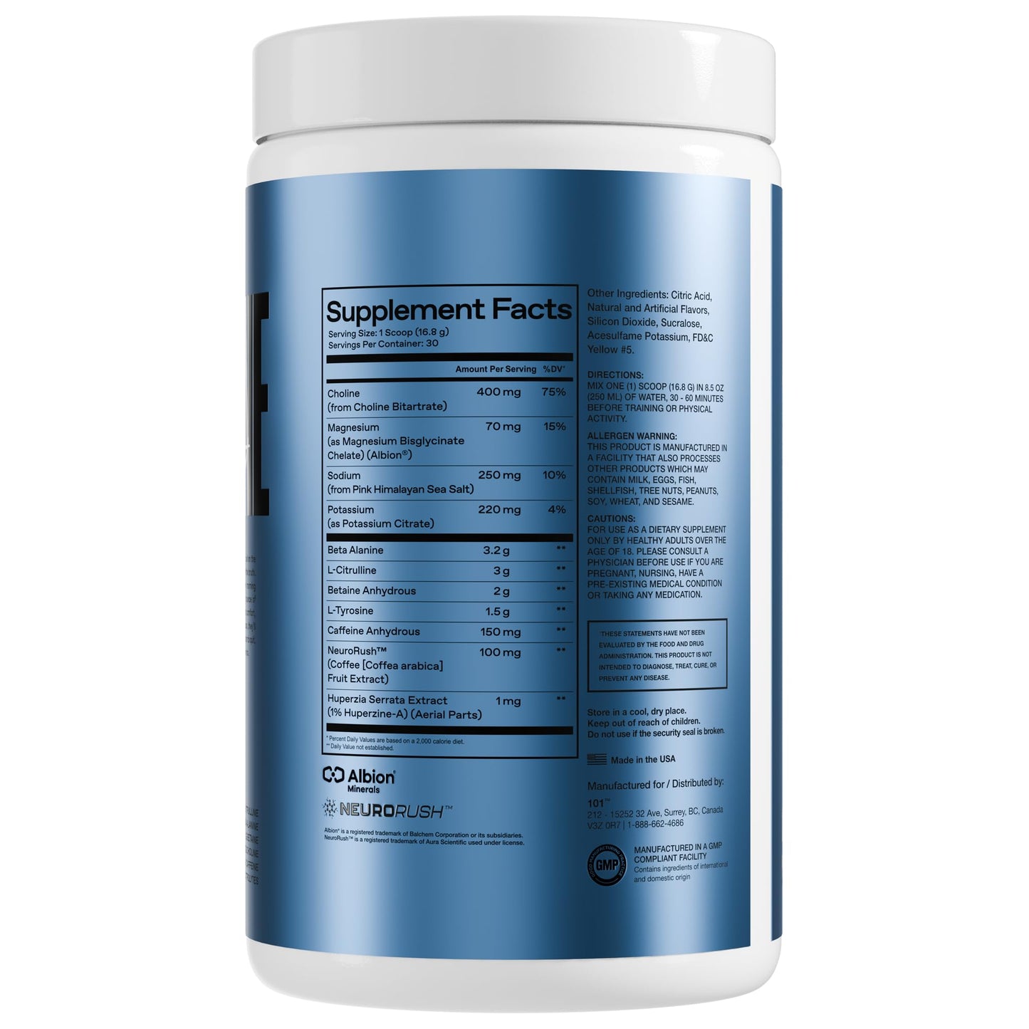 ONE OF ONE Sport Pre-Workout Powder 30 Servings